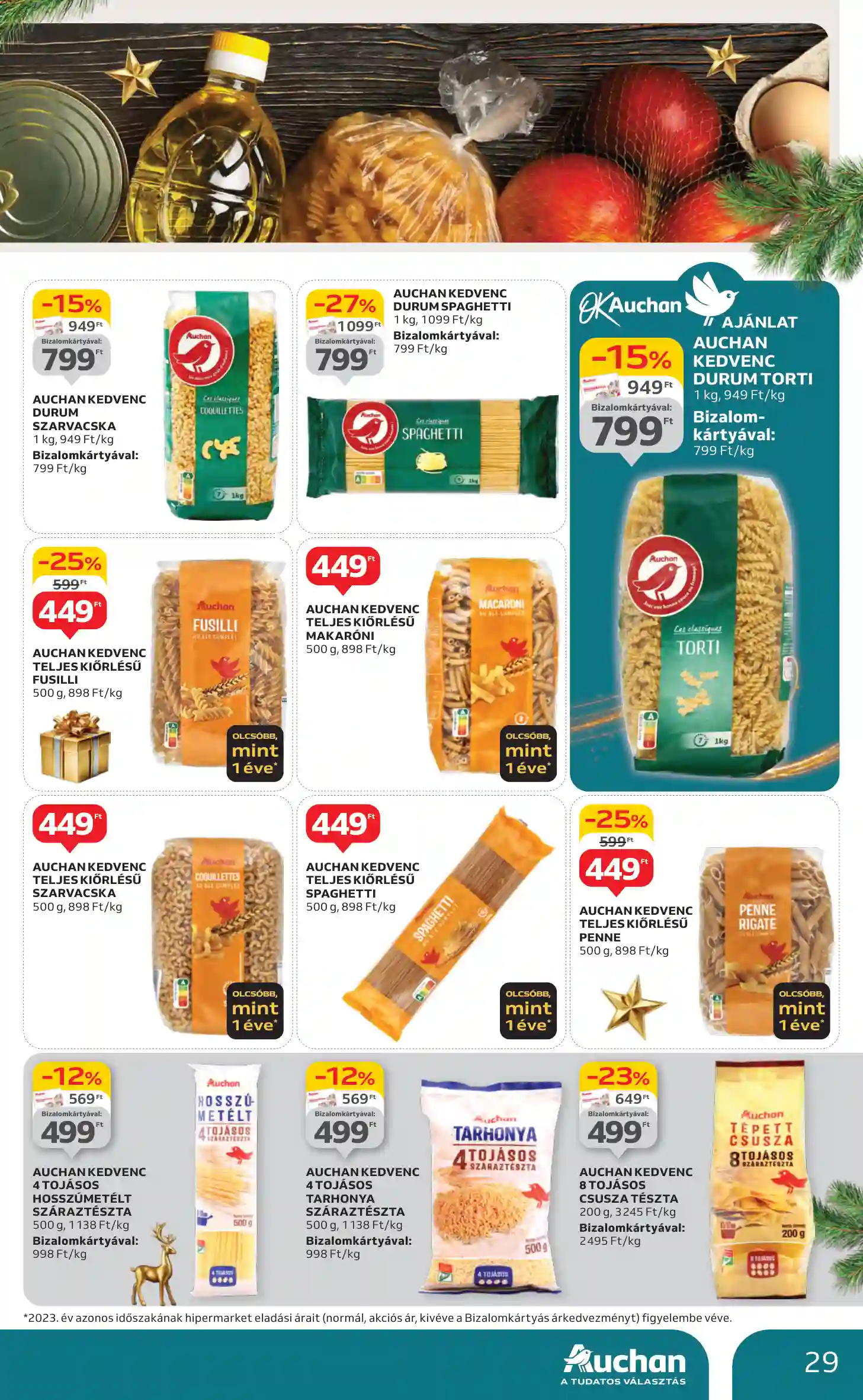 Auchan akciós újság 51. hét (22 oldal)