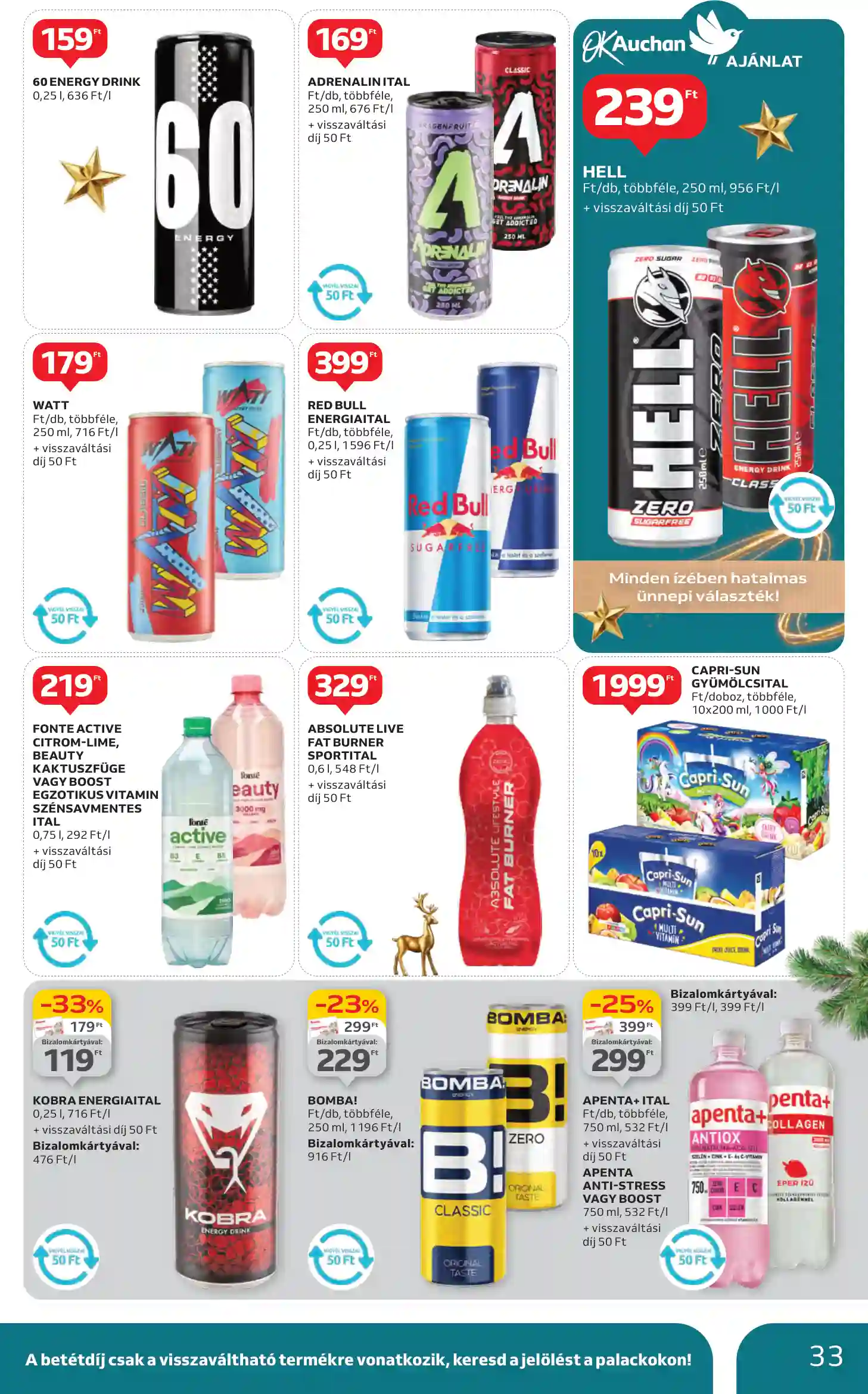 Auchan akciós újság 51. hét (27 oldal)