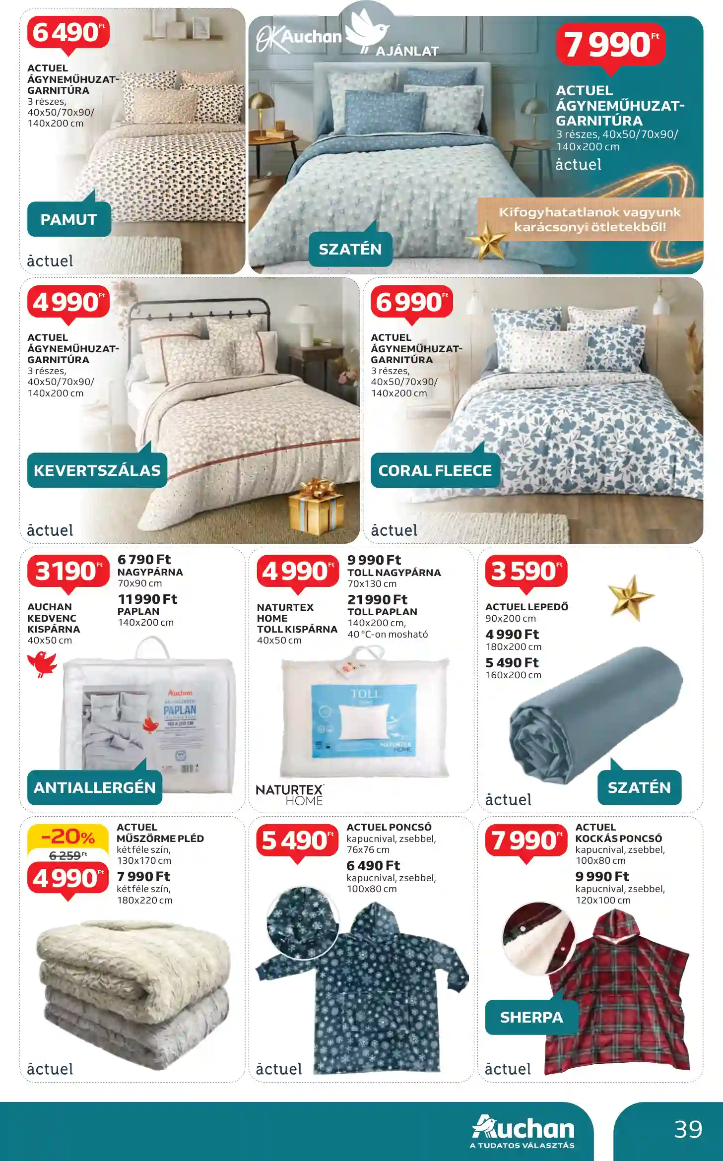 Auchan akciós újság 51. hét (33 oldal)
