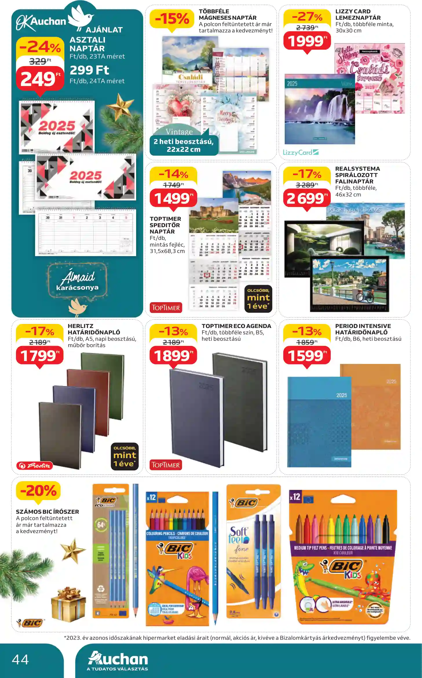 Auchan akciós újság 51. hét (39 oldal)