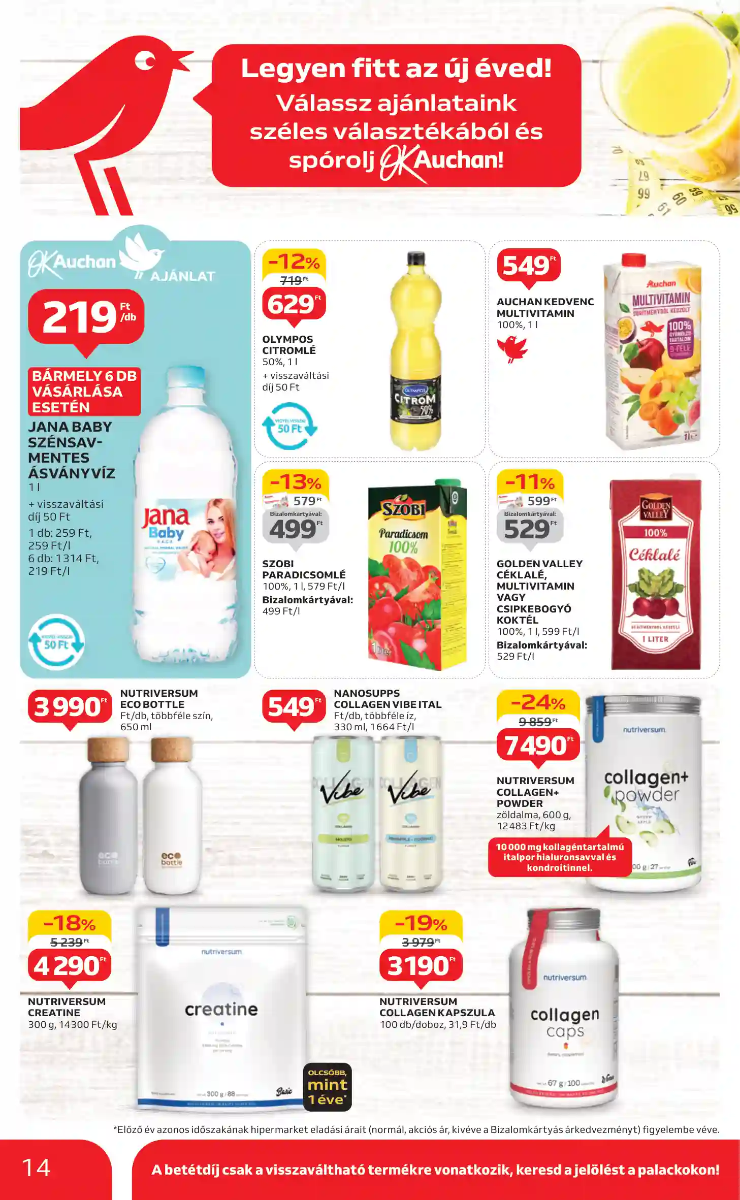 Auchan akciós újság 1. hét (6 oldal)