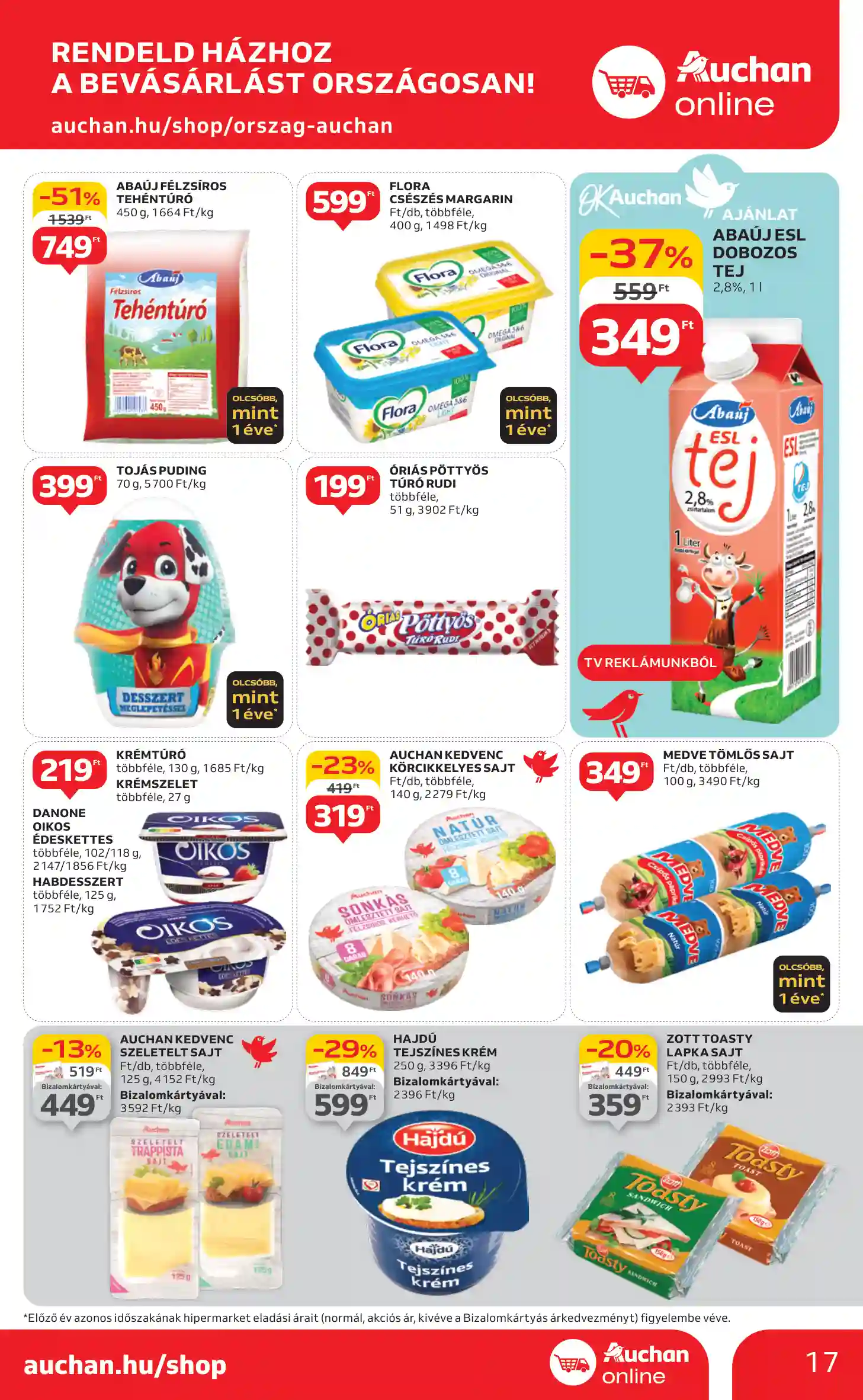 Auchan akciós újság 1. hét (9 oldal)