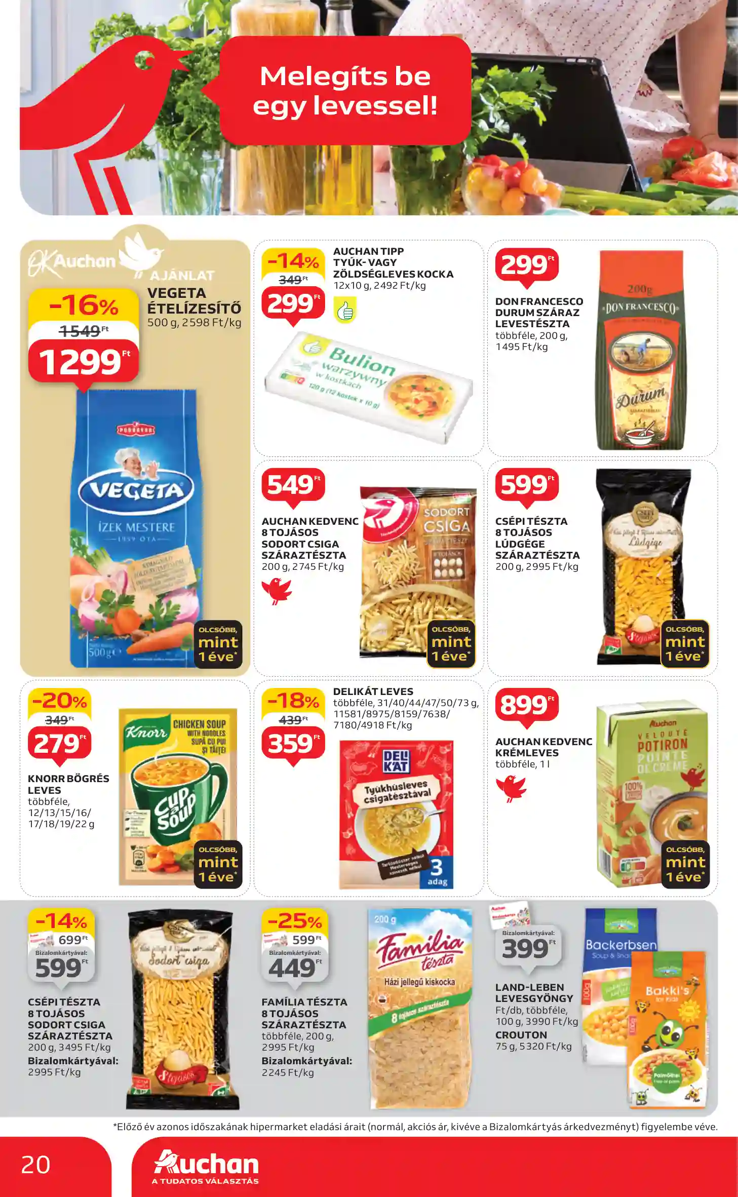Auchan akciós újság 1. hét (12 oldal)