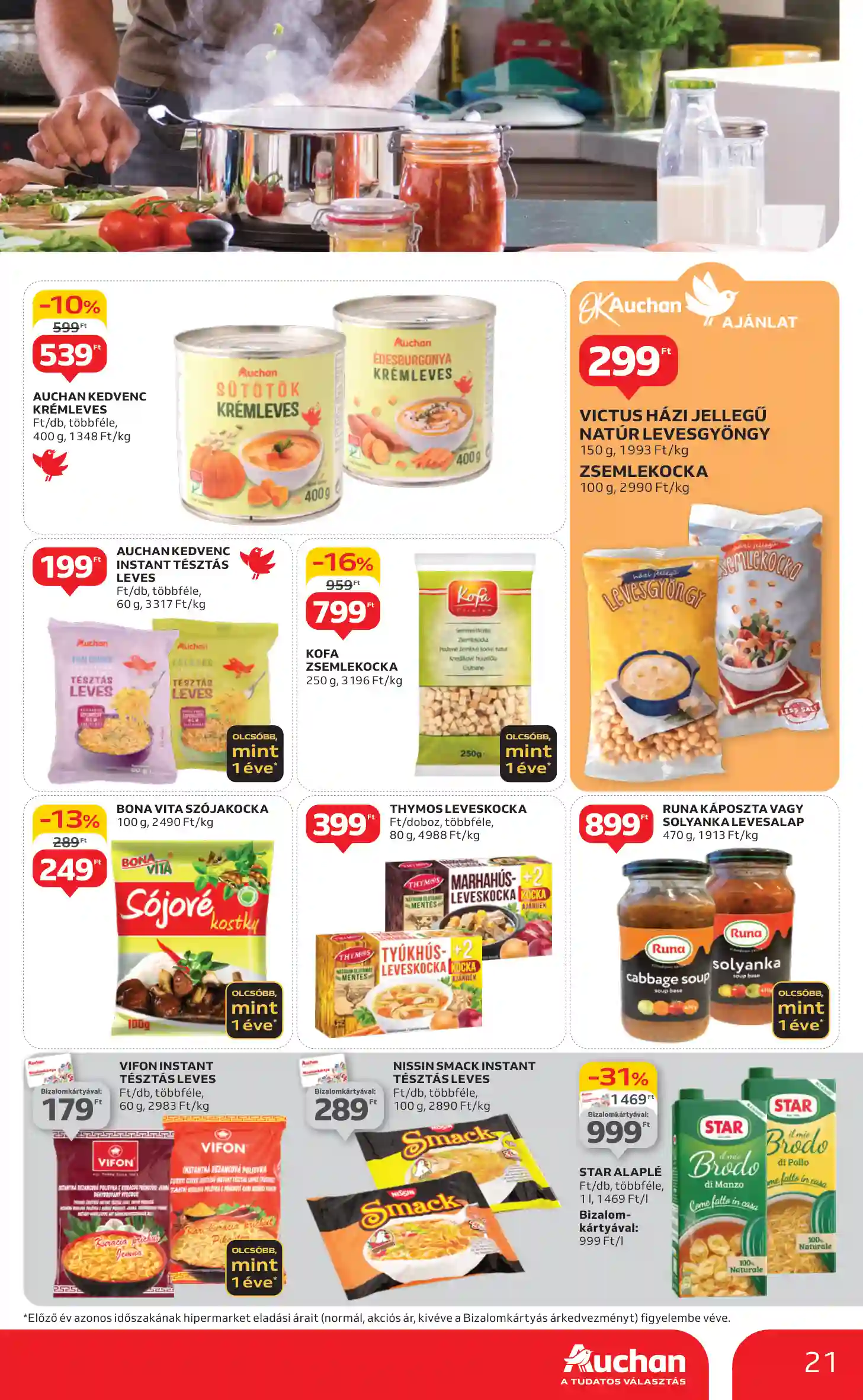 Auchan akciós újság 1. hét (14 oldal)