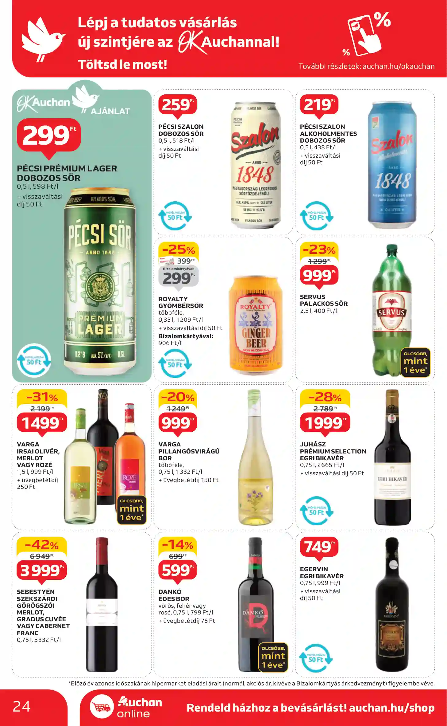 Auchan akciós újság 1. hét (17 oldal)