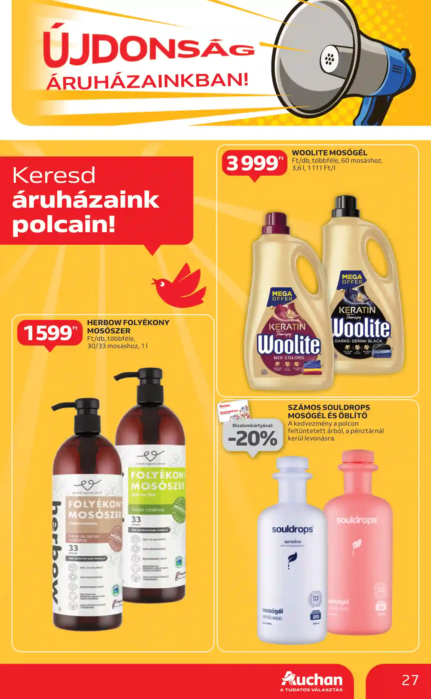 Auchan akciós újság 1. hét (20 oldal)