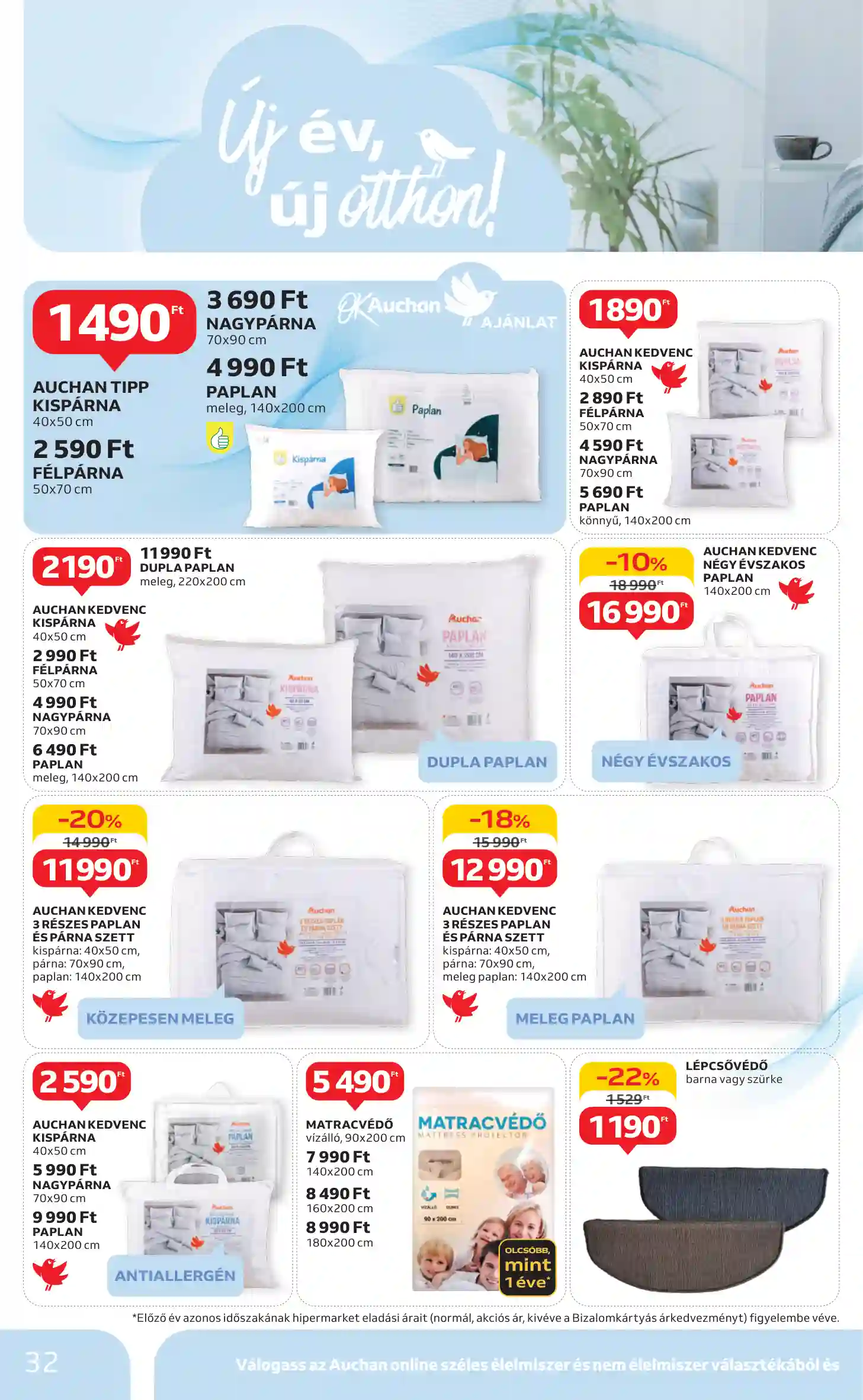 Auchan akciós újság 1. hét (26 oldal)