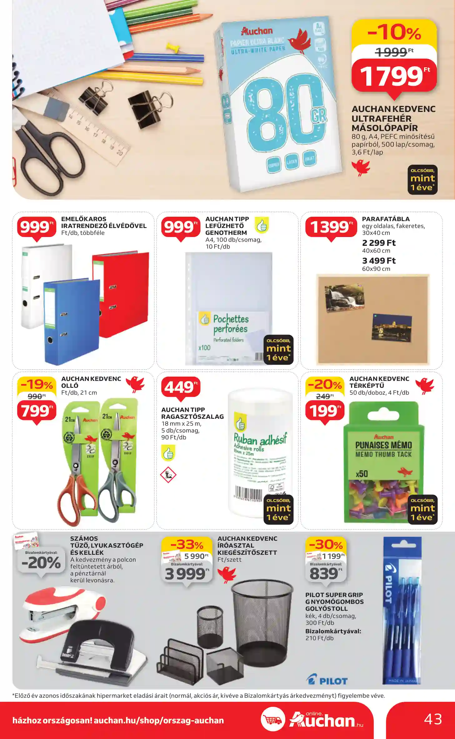 Auchan akciós újság 1. hét (38 oldal)