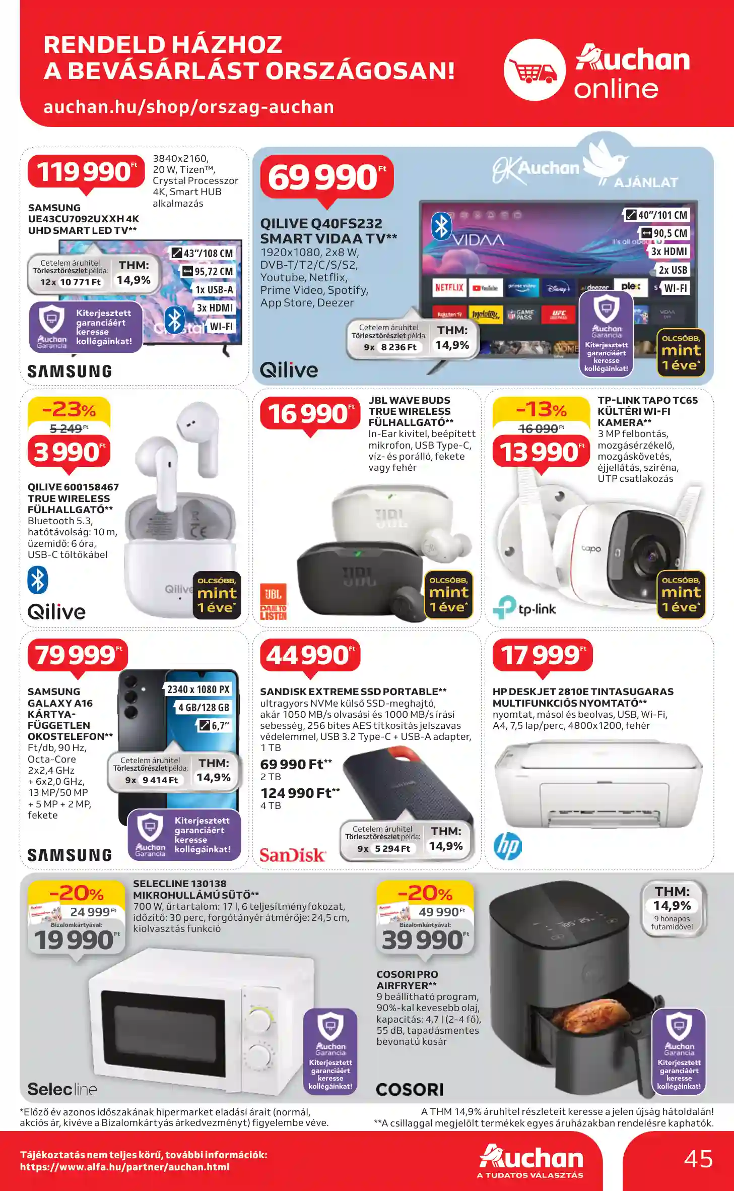 Auchan akciós újság 1. hét (40 oldal)