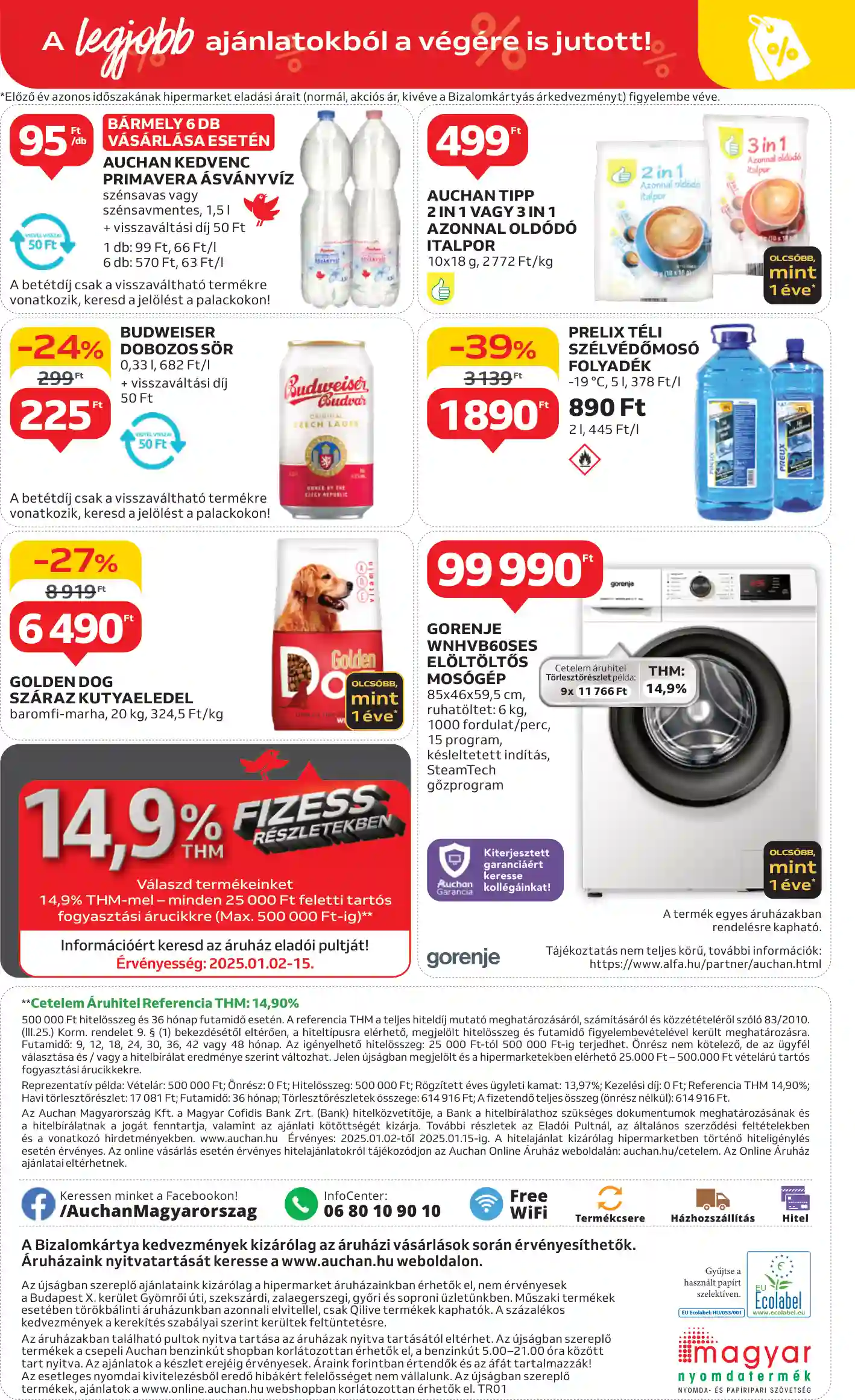 Auchan akciós újság 1. hét (41 oldal)