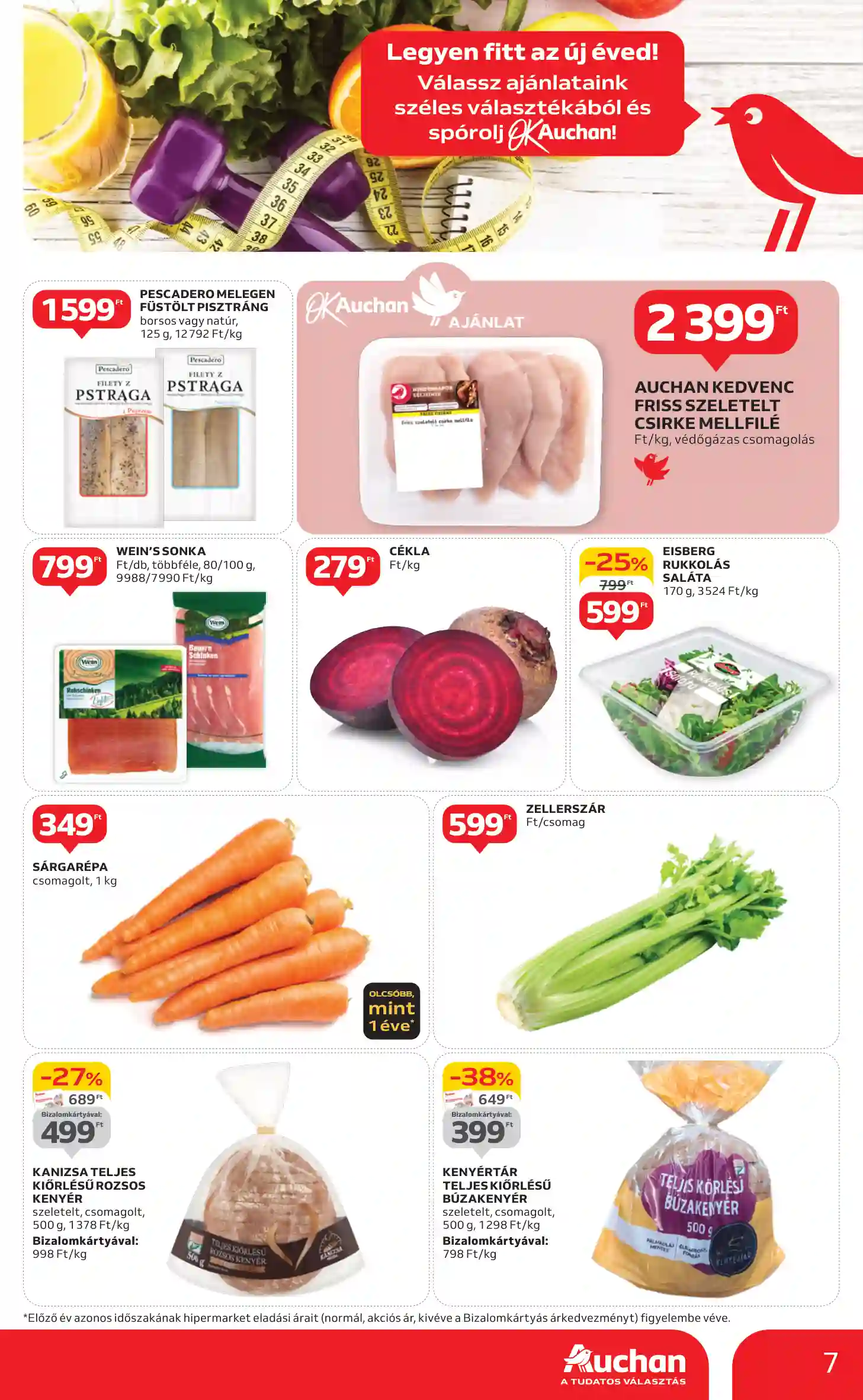 Auchan akciós újság 1. hét (43 oldal)