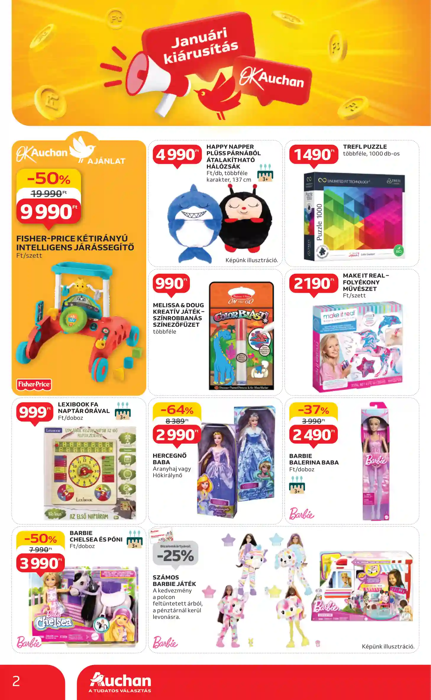 Auchan akciós újság 1. hét (2 oldal)