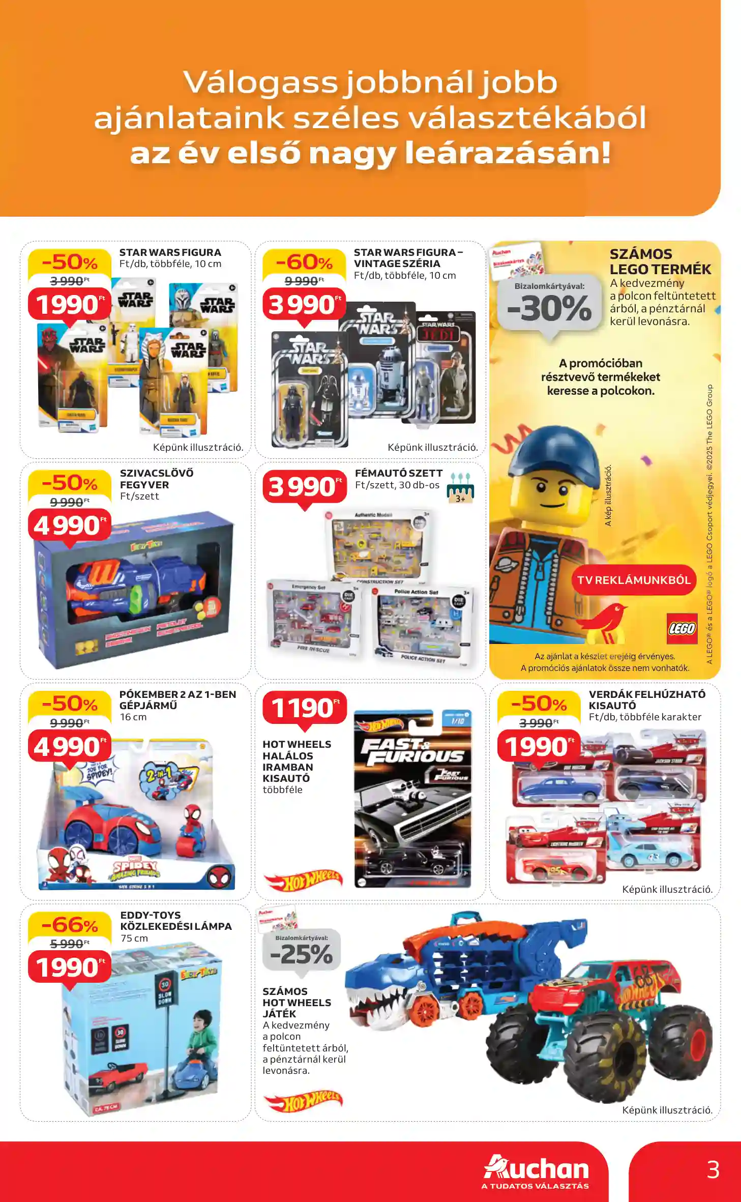 Auchan akciós újság 1. hét (3 oldal)