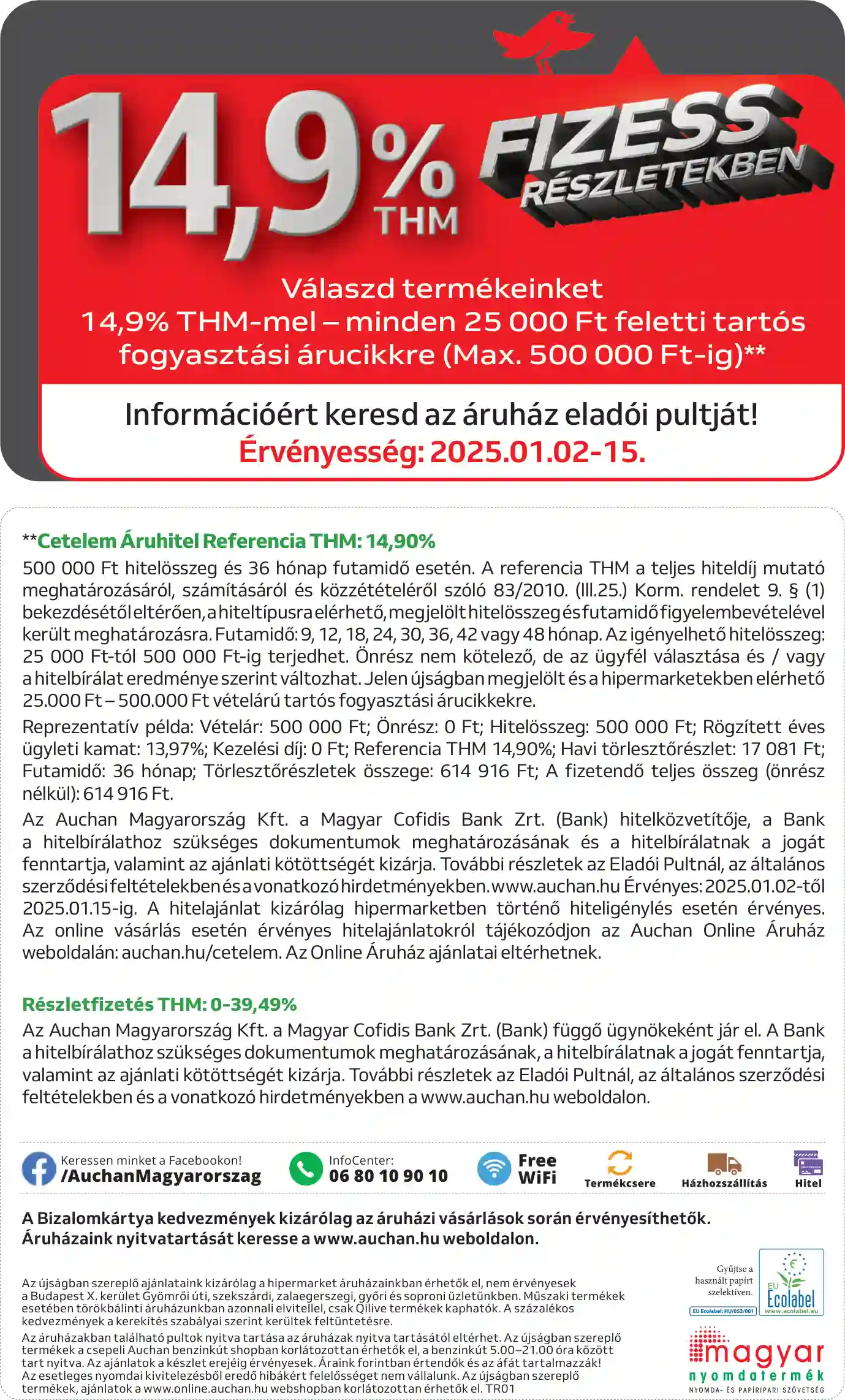 Auchan akciós újság 1. hét (6 oldal)