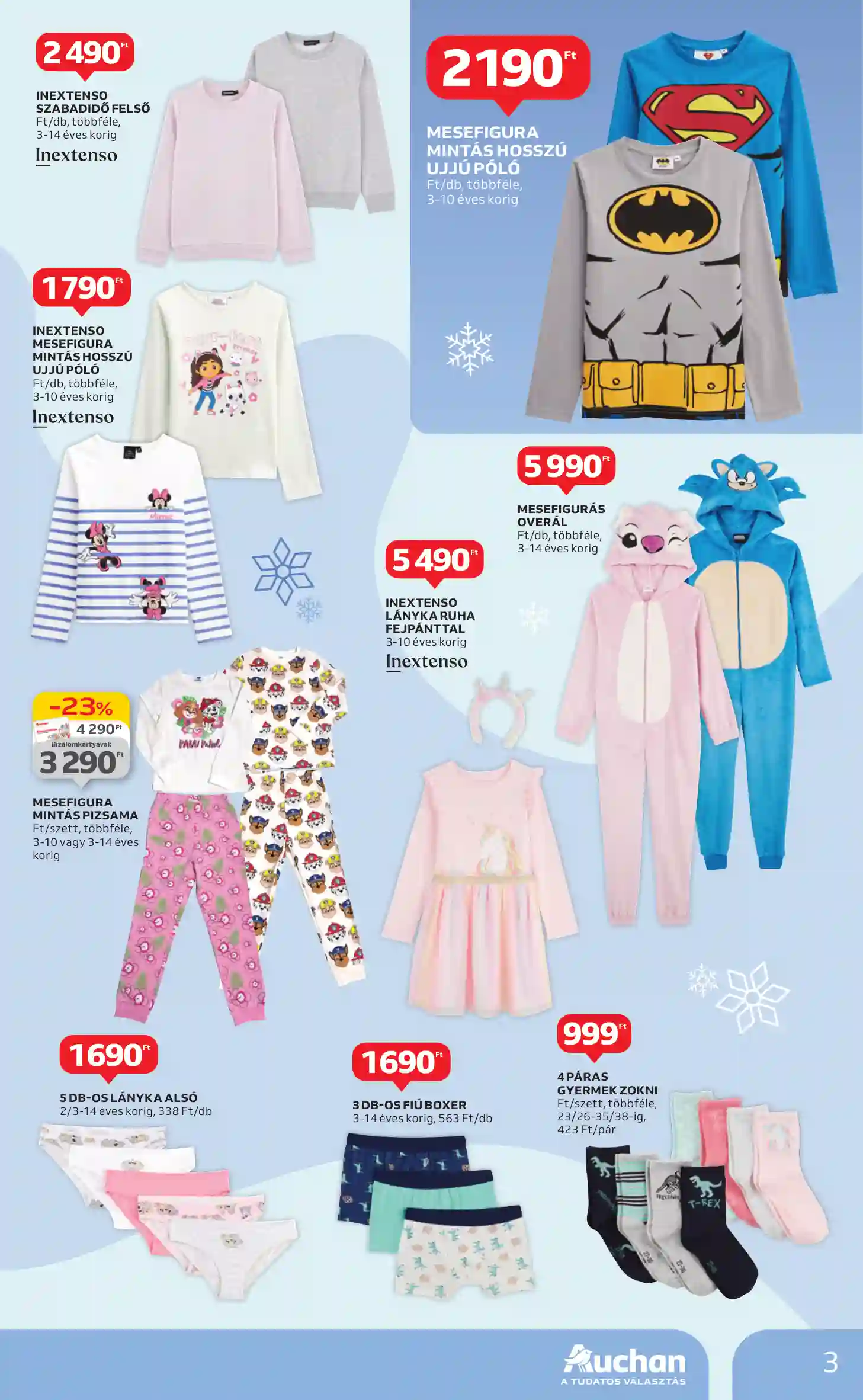 Auchan akciós újság 1. hét (3 oldal)
