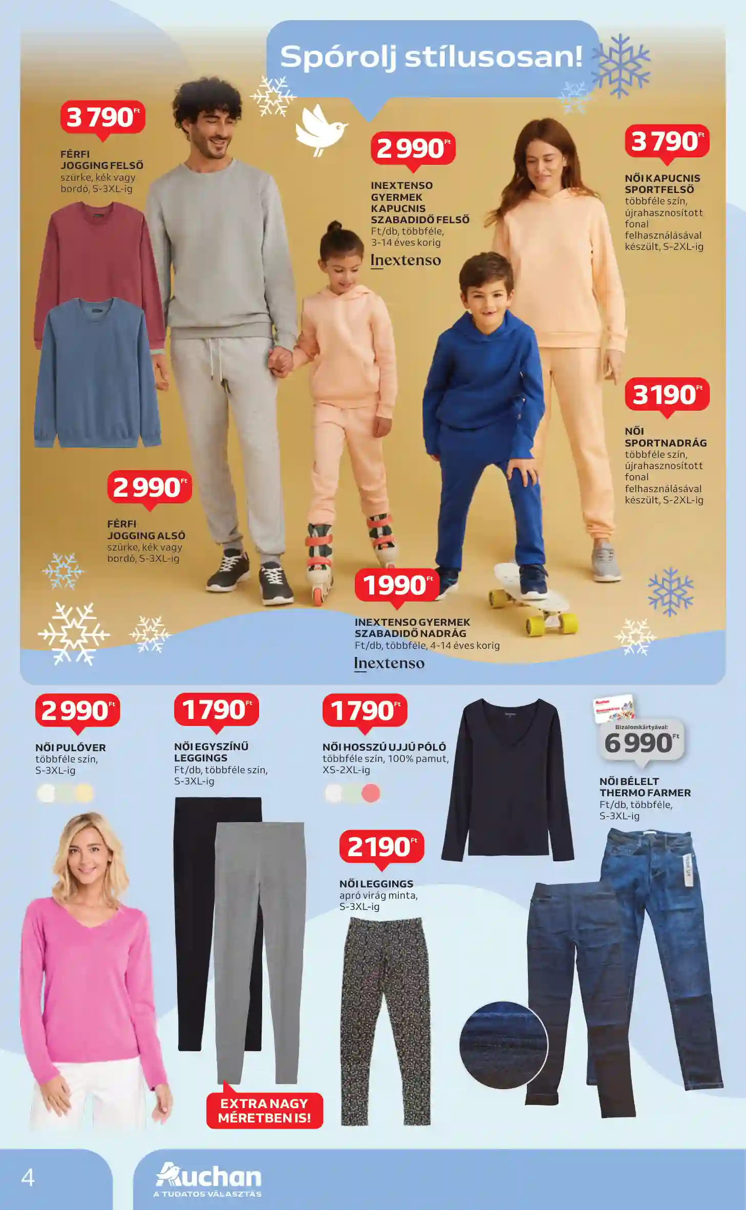 Auchan akciós újság 1. hét (4 oldal)