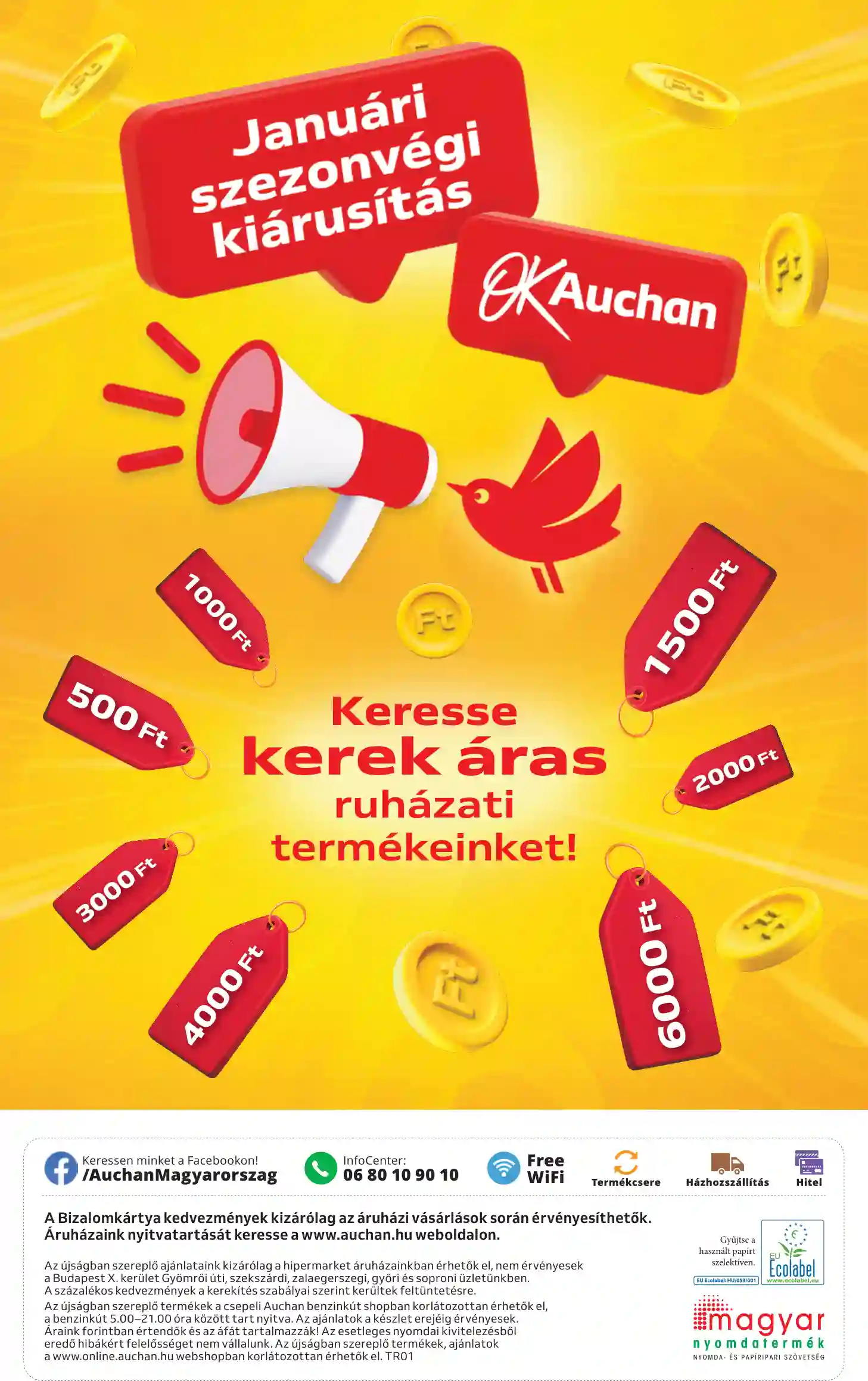 Auchan akciós újság 1. hét (8 oldal)