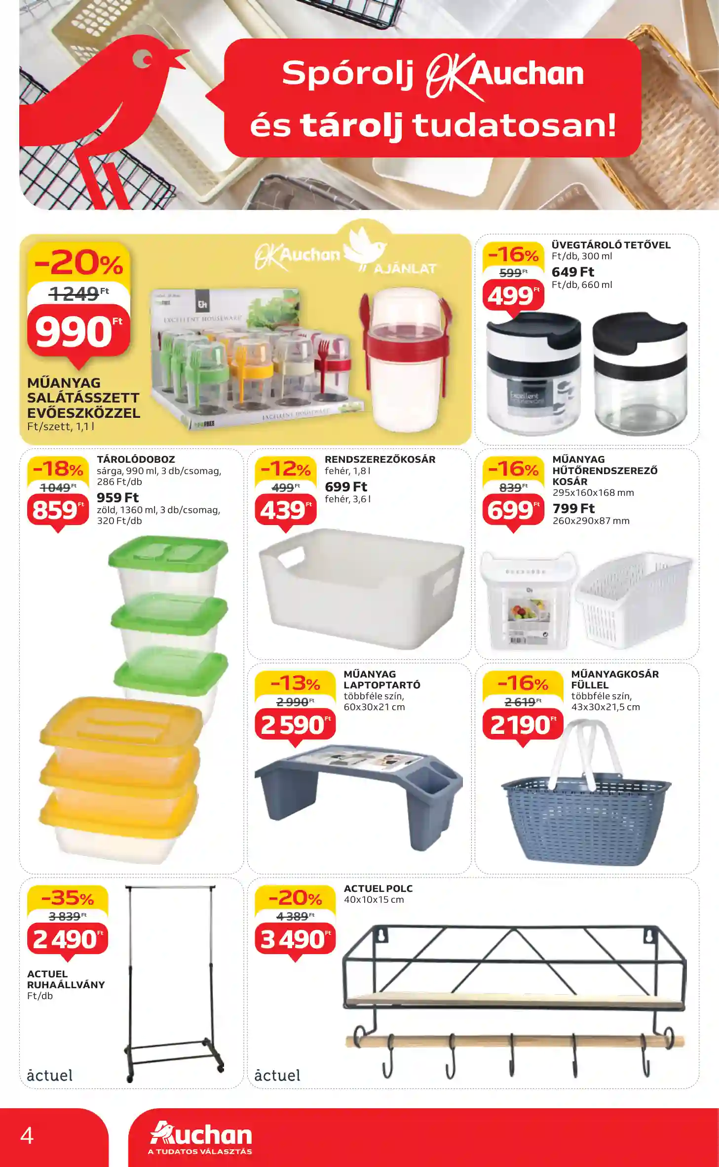 Auchan akciós újság 3. hét (4 oldal)