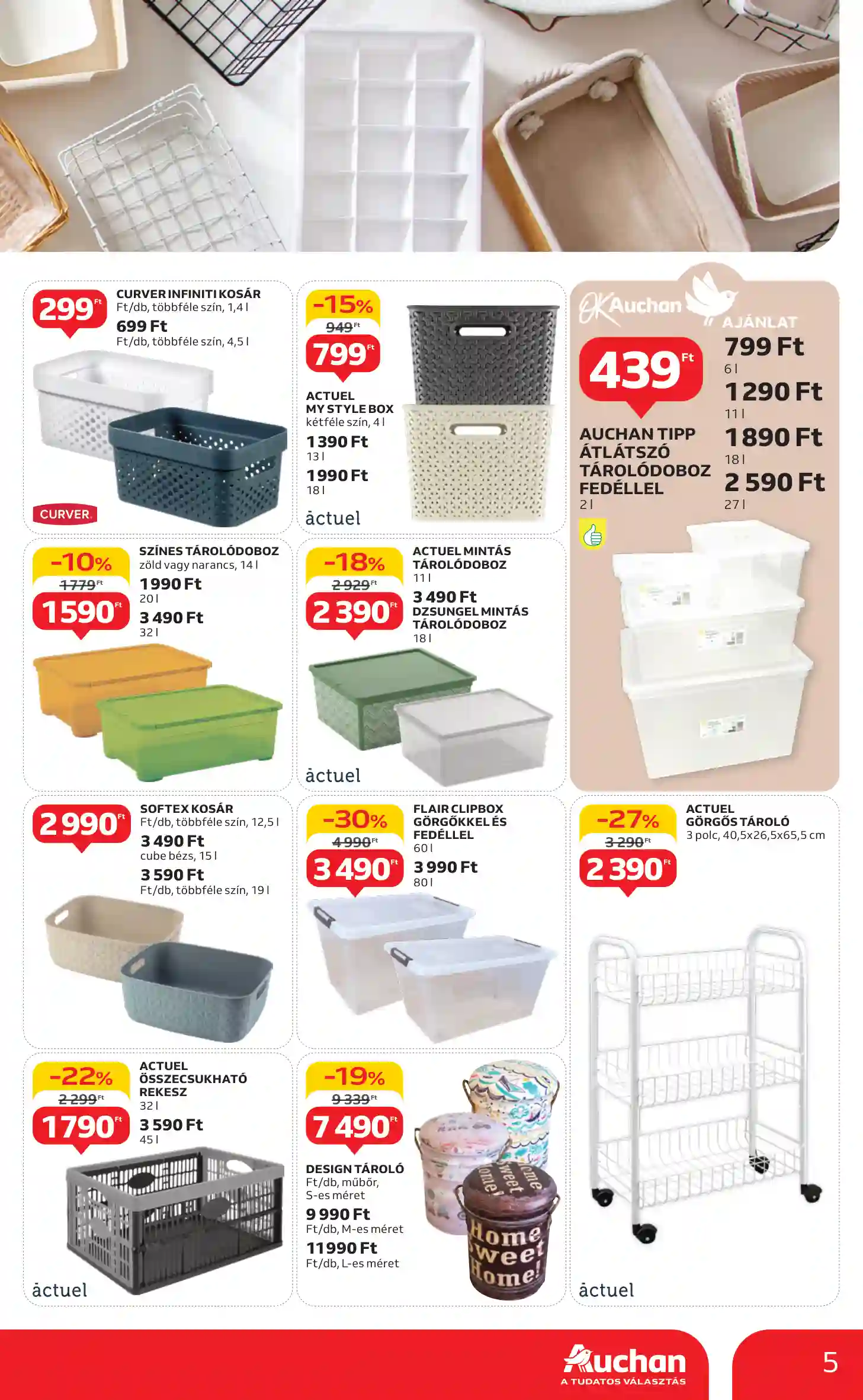 Auchan akciós újság 3. hét (5 oldal)