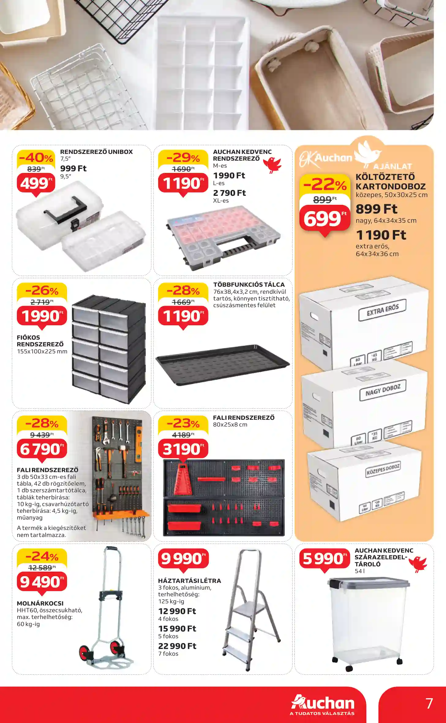 Auchan akciós újság 3. hét (7 oldal)