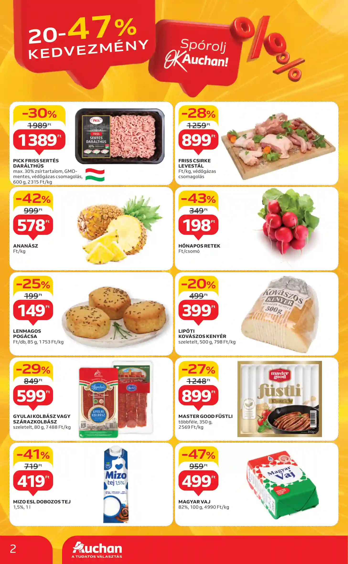 Auchan akciós újság 4. hét (2 oldal)