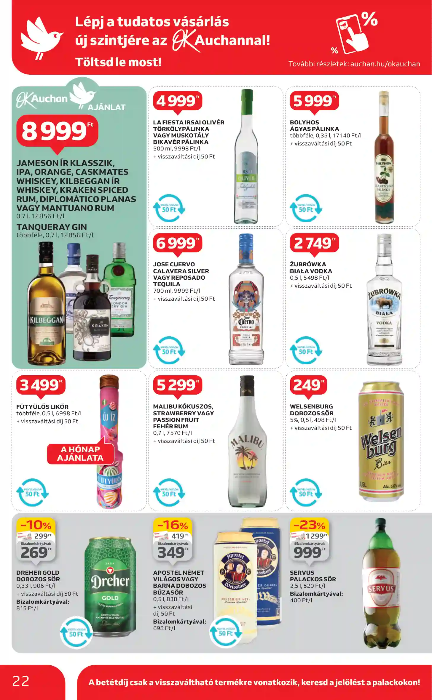 Auchan akciós újság 4. hét (15 oldal)