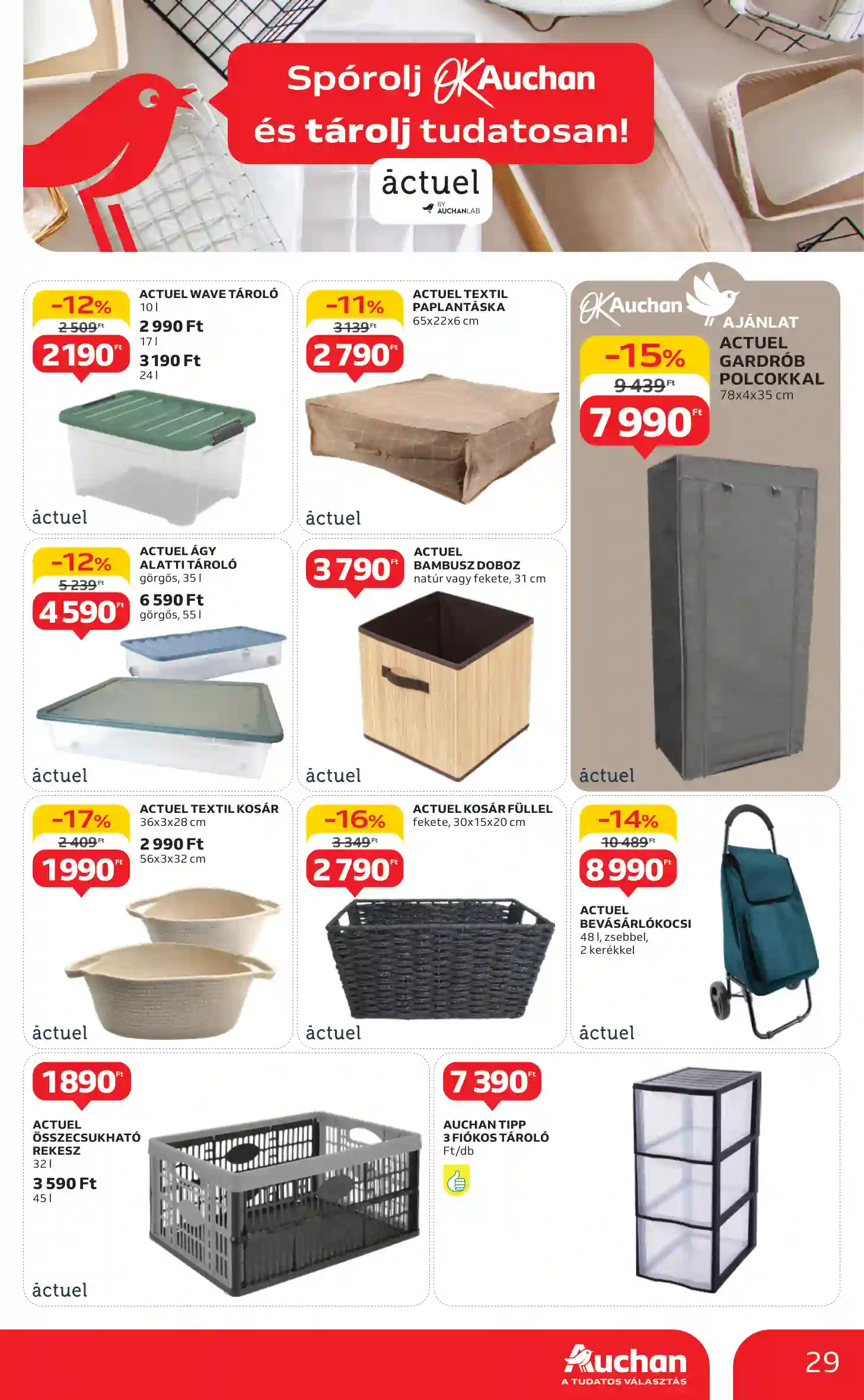 Auchan akciós újság 4. hét (22 oldal)