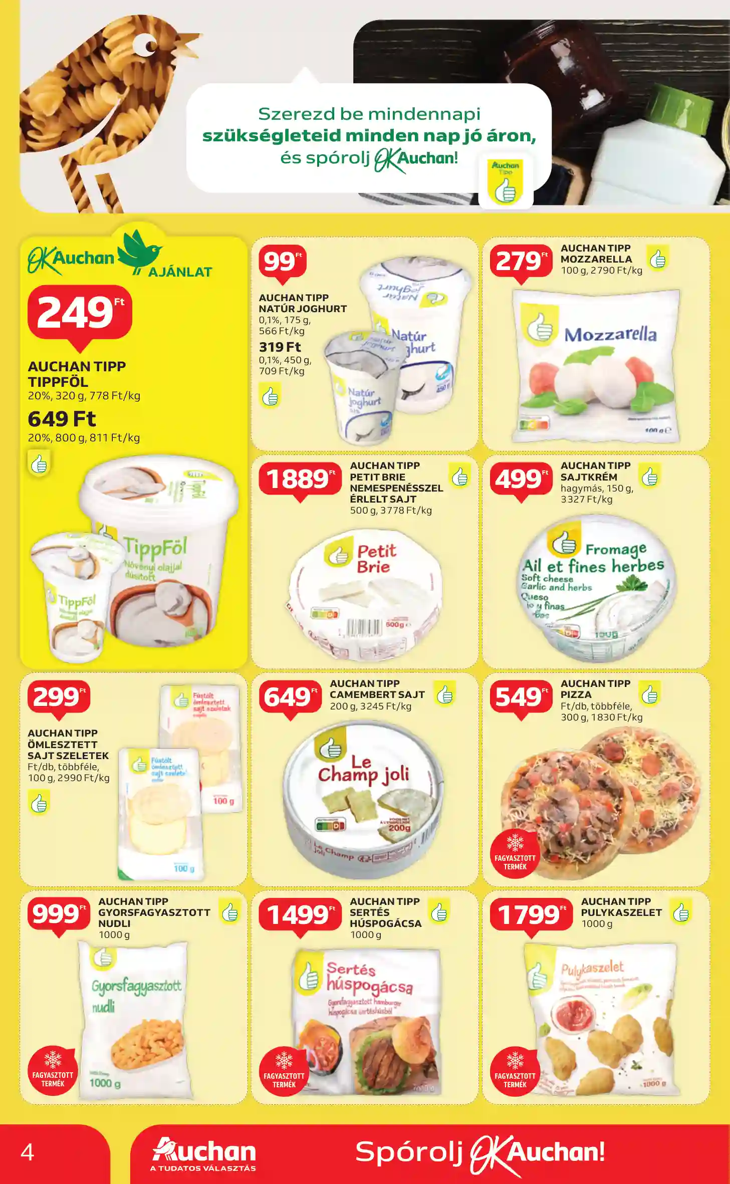 Auchan akciós újság 4. hét (6 oldal)