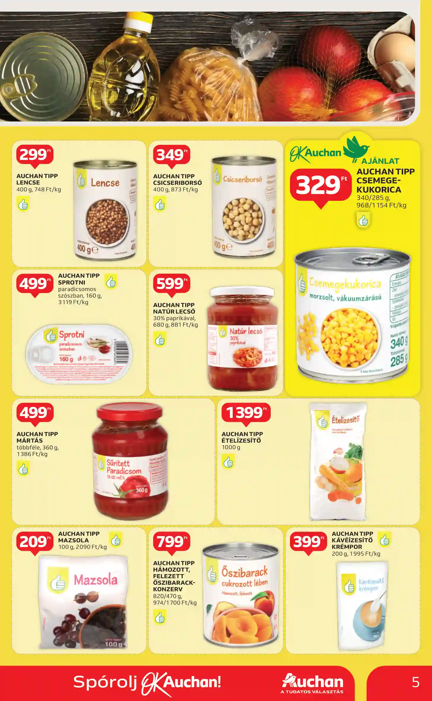 Auchan akciós újság 4. hét (7 oldal)