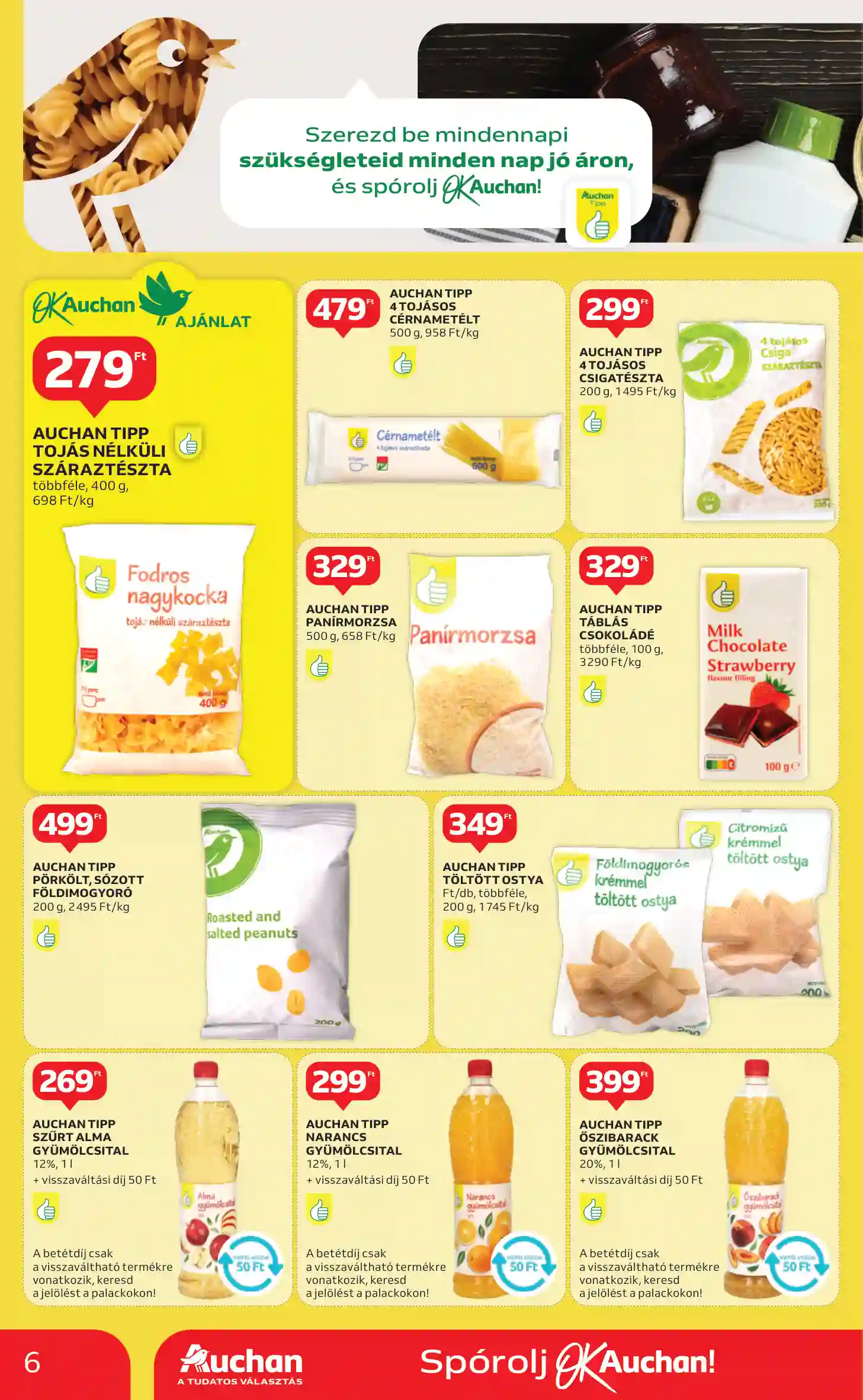Auchan akciós újság 4. hét (8 oldal)