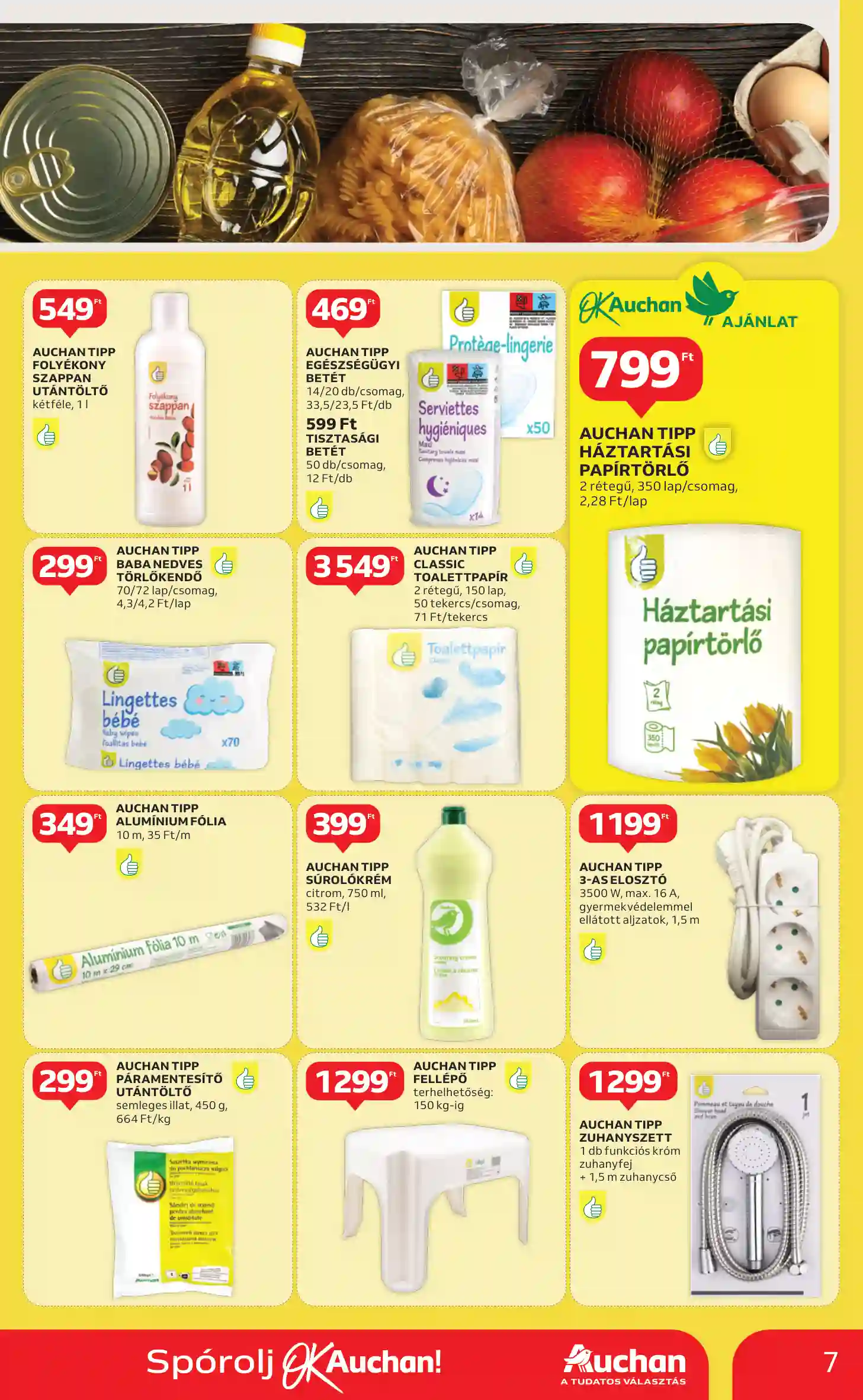 Auchan akciós újság 4. hét (9 oldal)