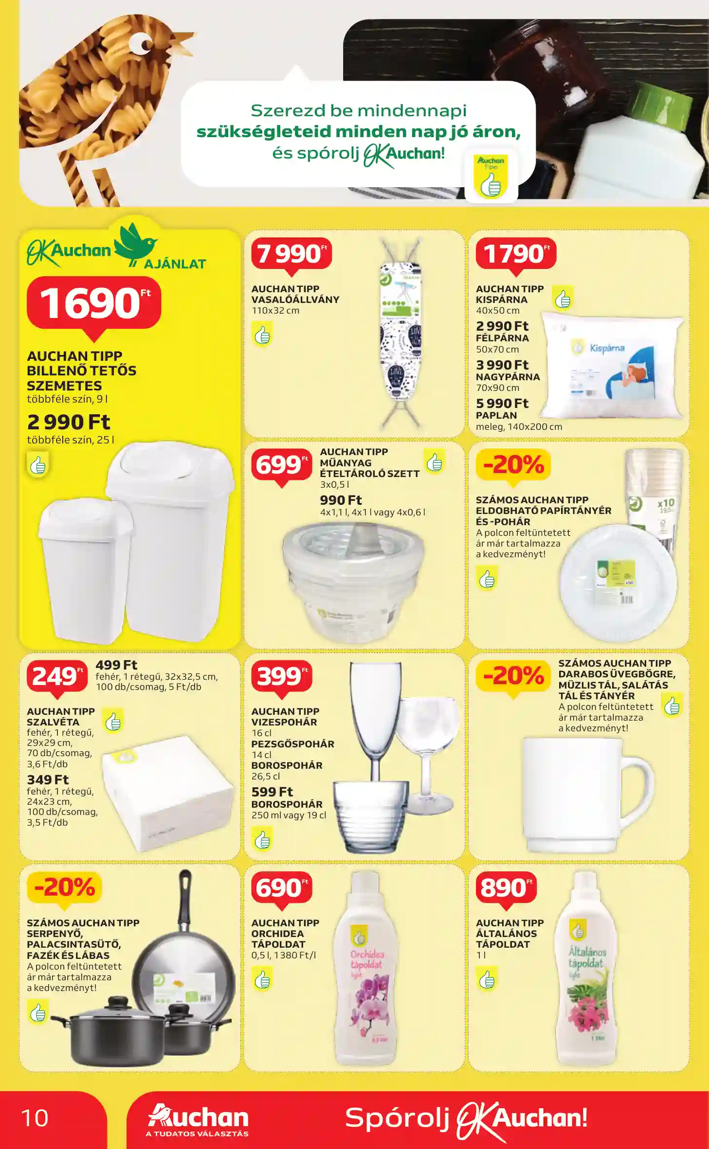 Auchan akciós újság 4. hét (12 oldal)