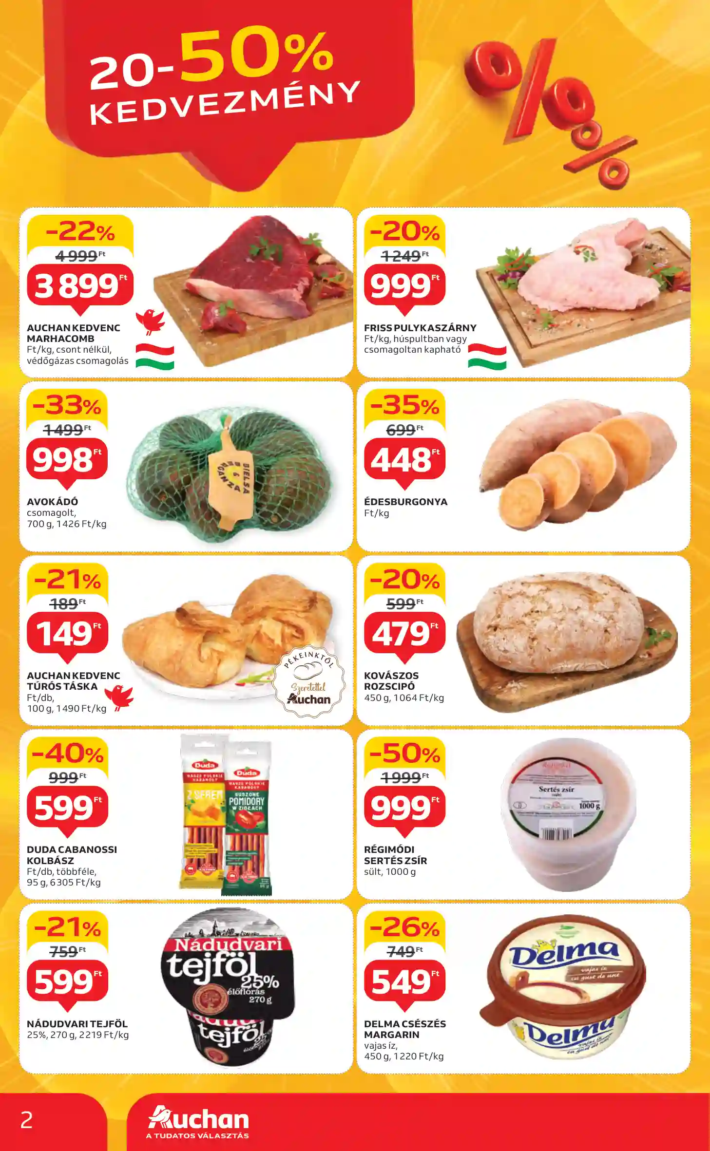 Auchan akciós újság 6. hét (2 oldal)