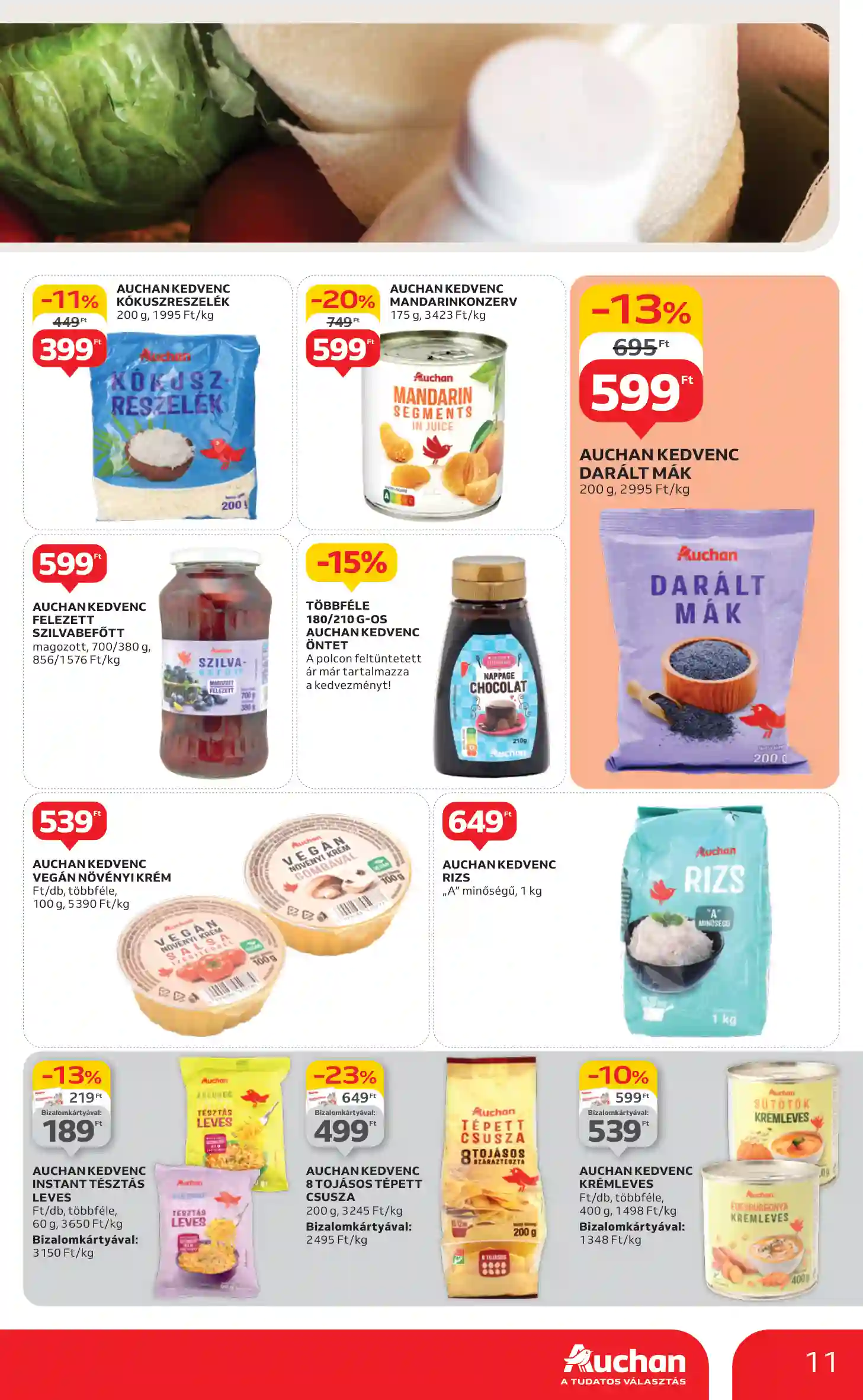 Auchan akciós újság 6. hét (3 oldal)