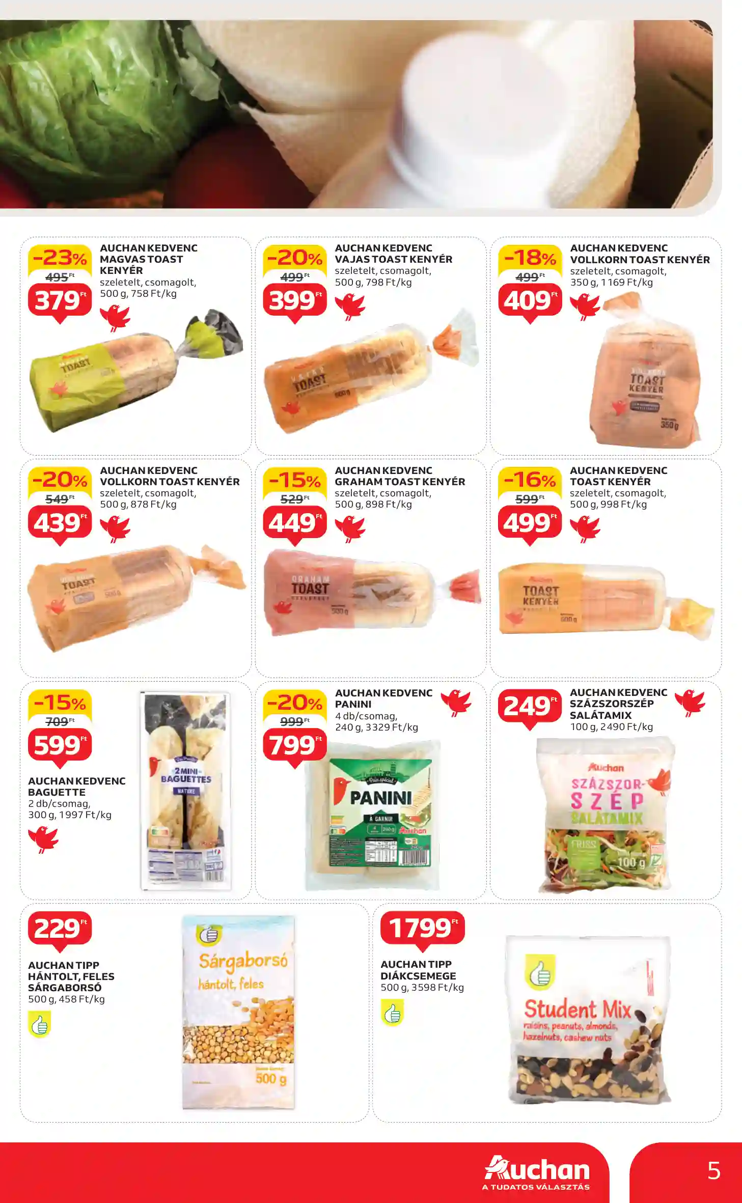 Auchan akciós újság 6. hét (12 oldal)