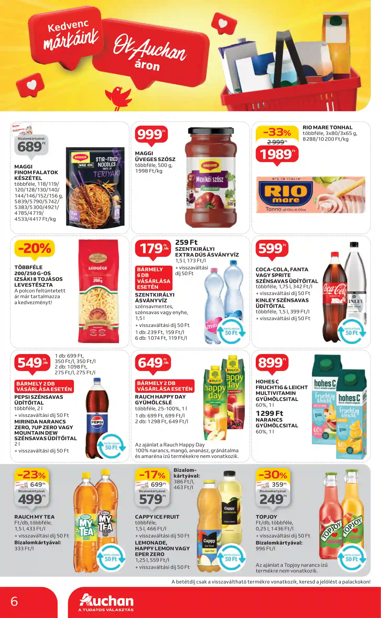 Auchan akciós újság 8. hét (13 oldal)