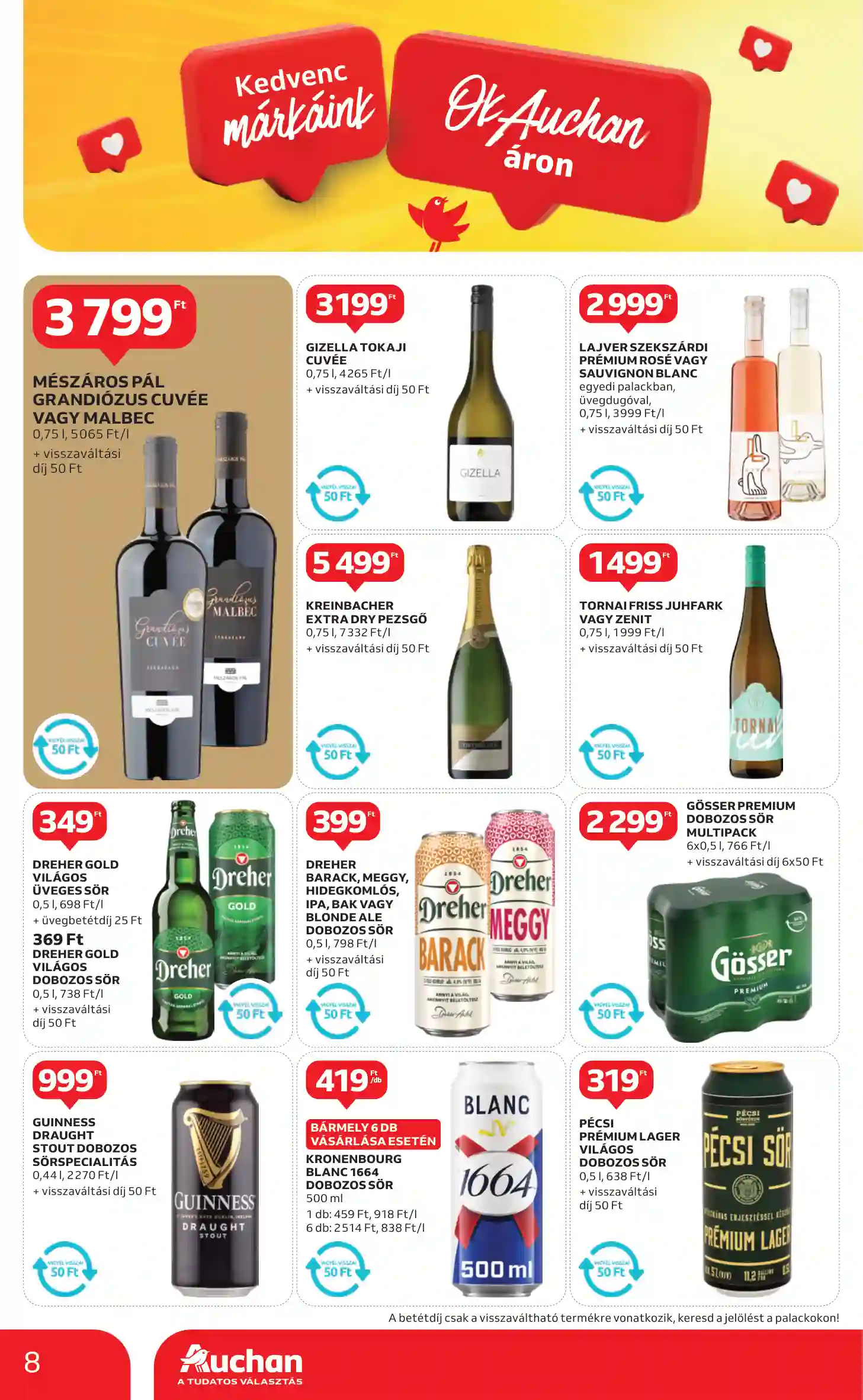 Auchan akciós újság 8. hét (15 oldal)