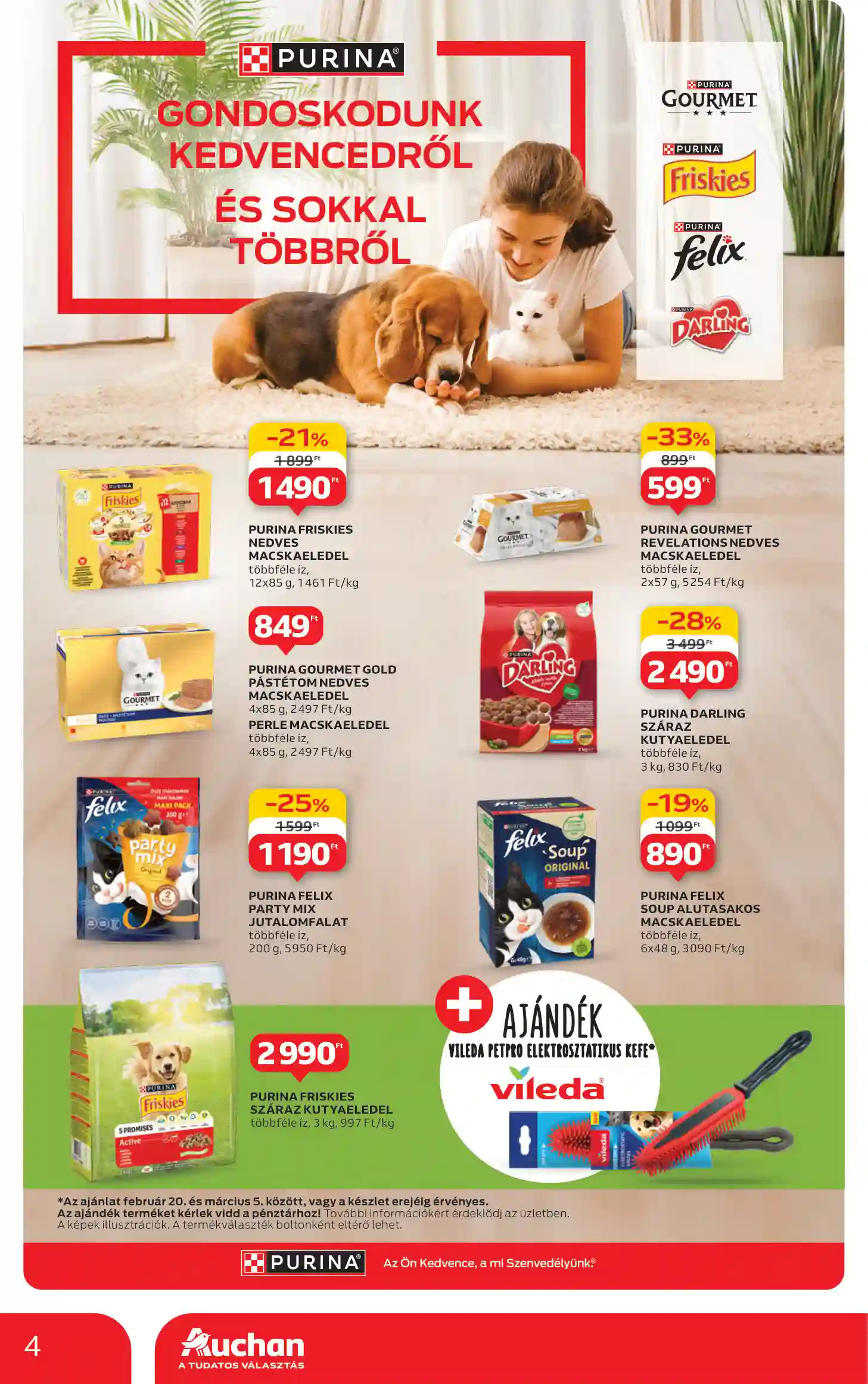 Auchan akciós újság 8. hét (4 oldal)