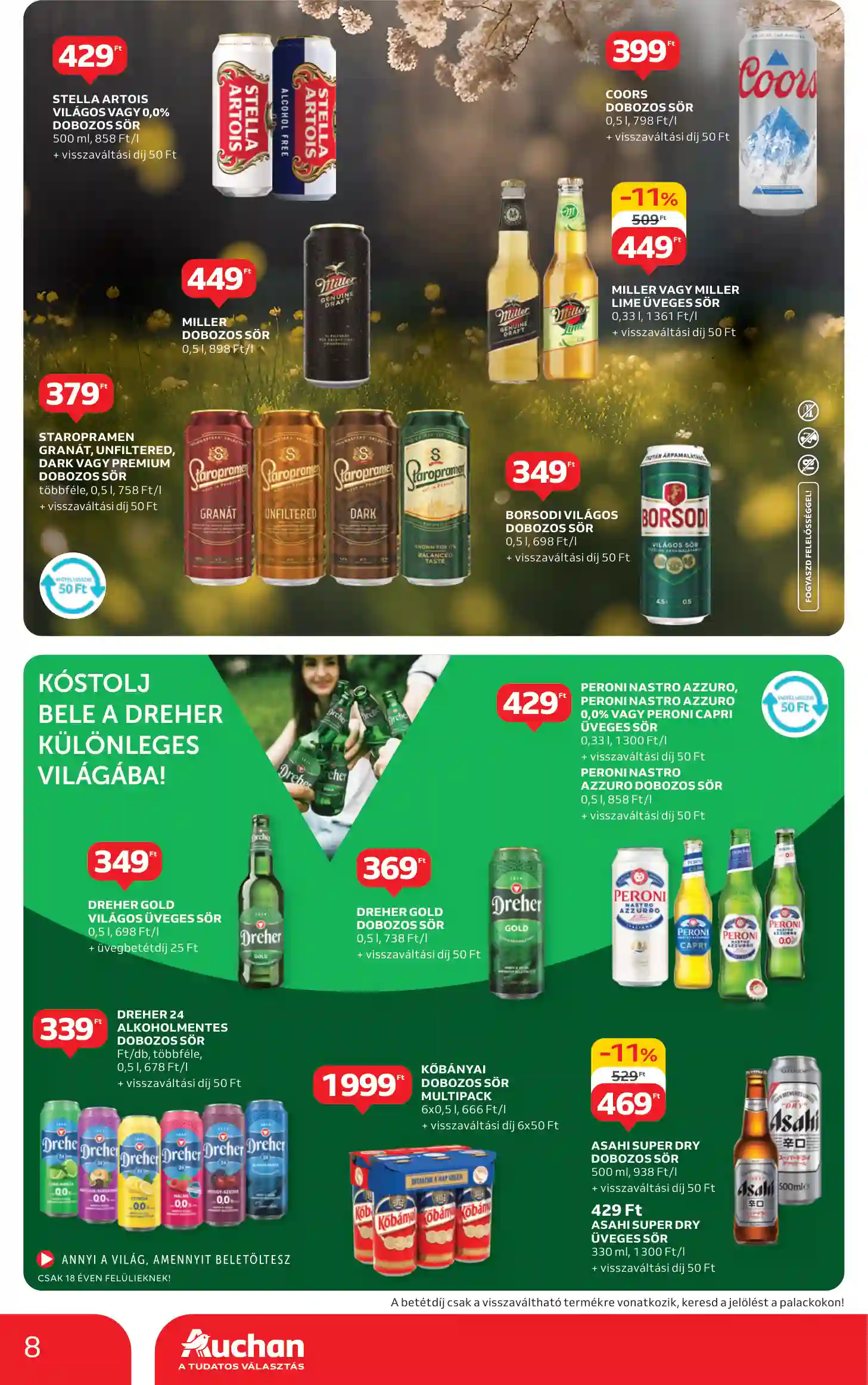 Auchan akciós újság 10. hét (14 oldal)