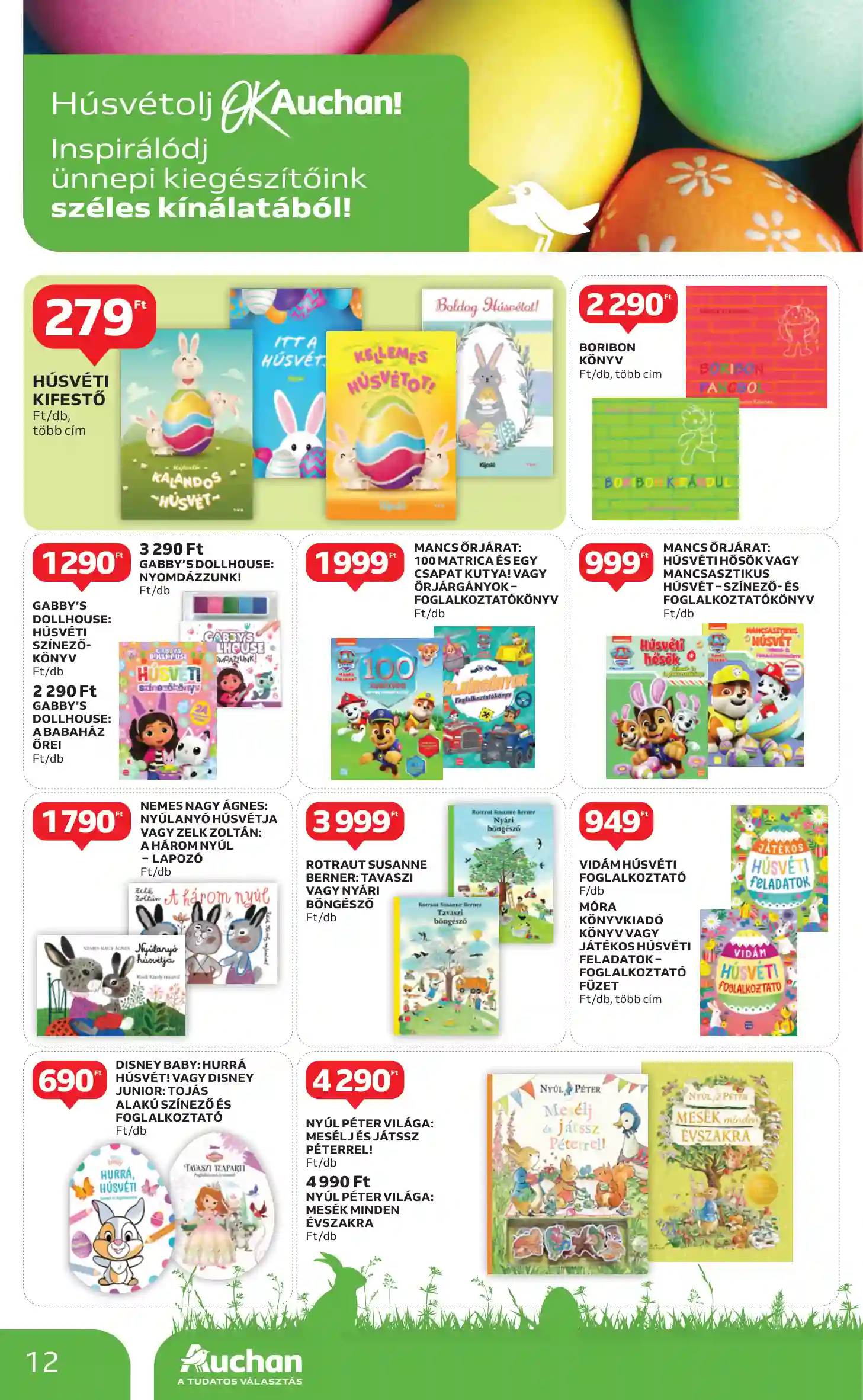Auchan akciós újság 10. hét (4 oldal)