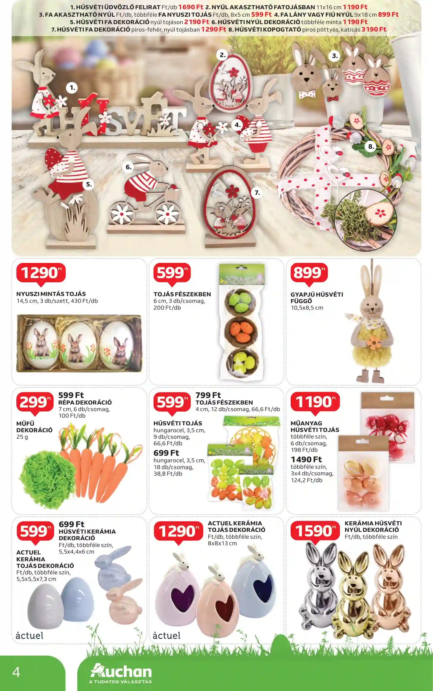 Auchan akciós újság 10. hét (8 oldal)