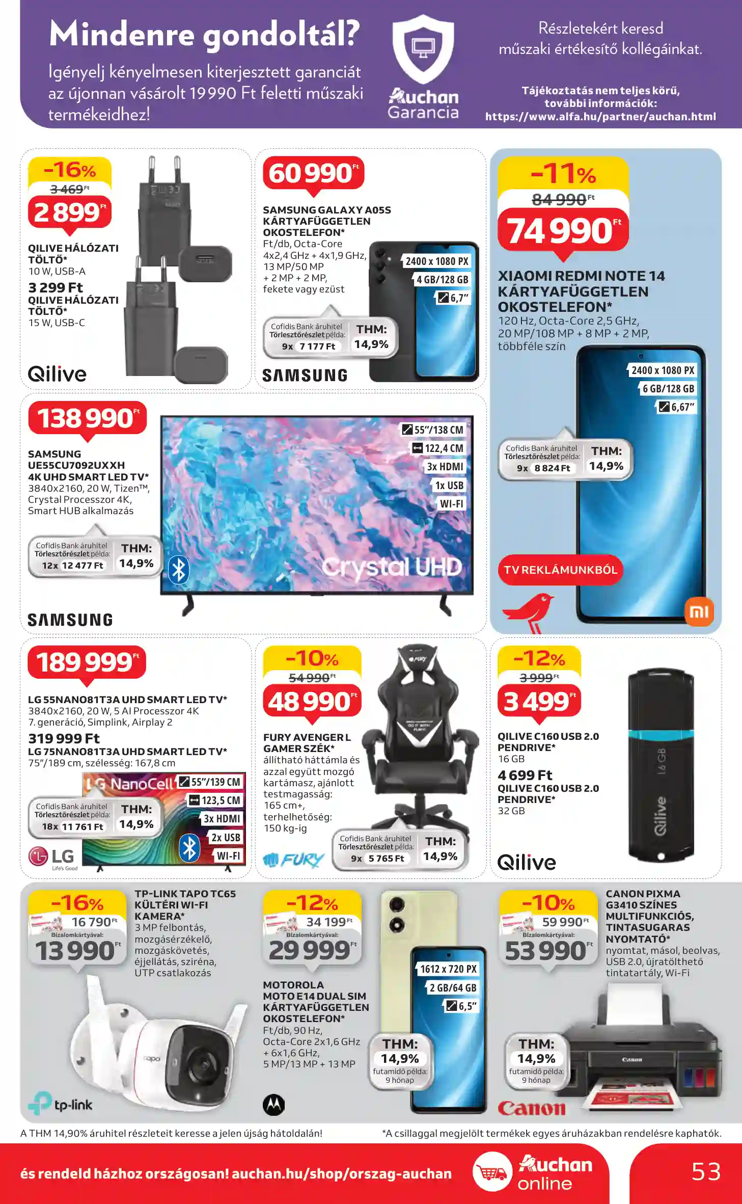 Auchan akciós újság 11. hét (49 oldal)