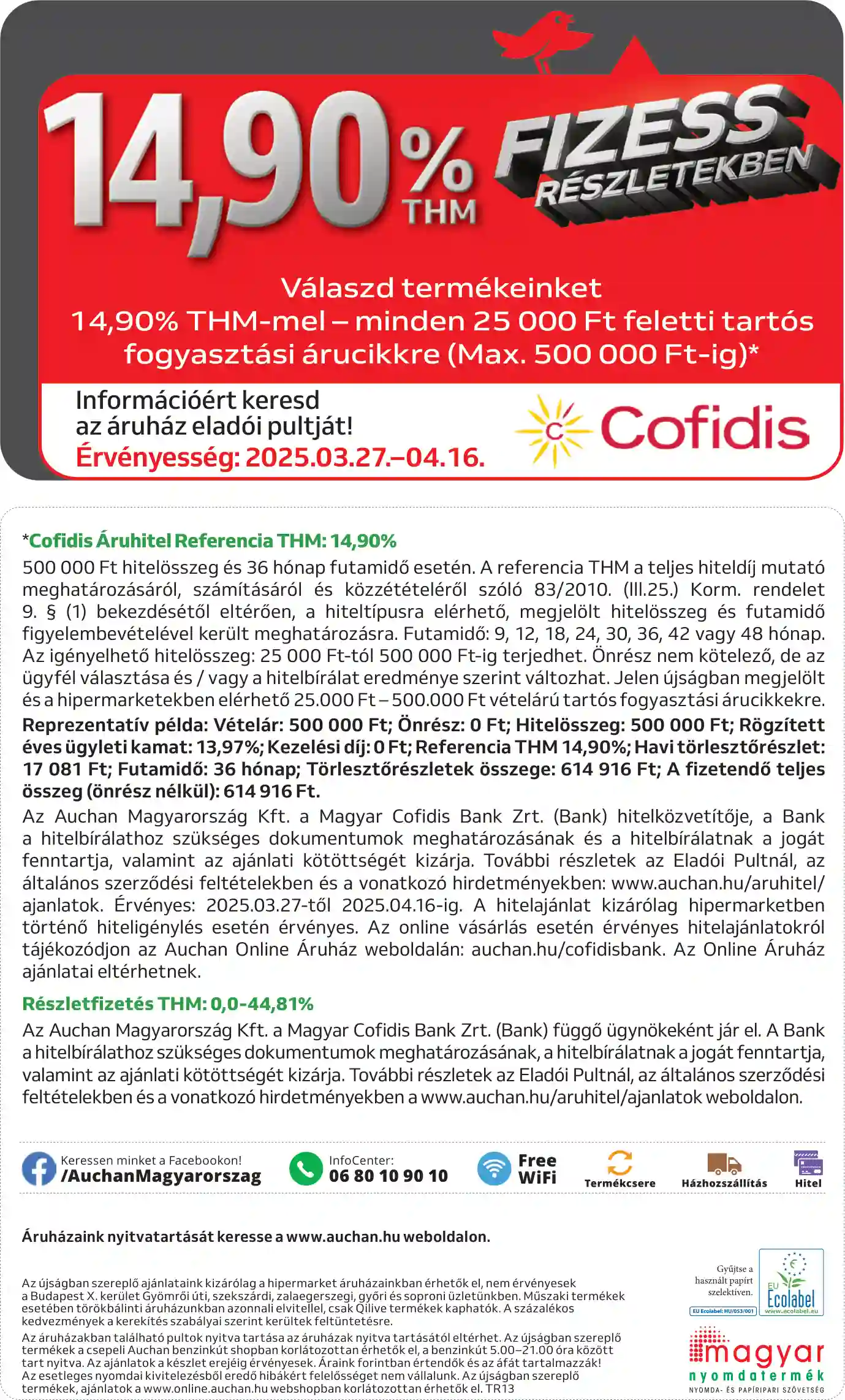 Auchan akciós újság 13. hét (8 oldal)
