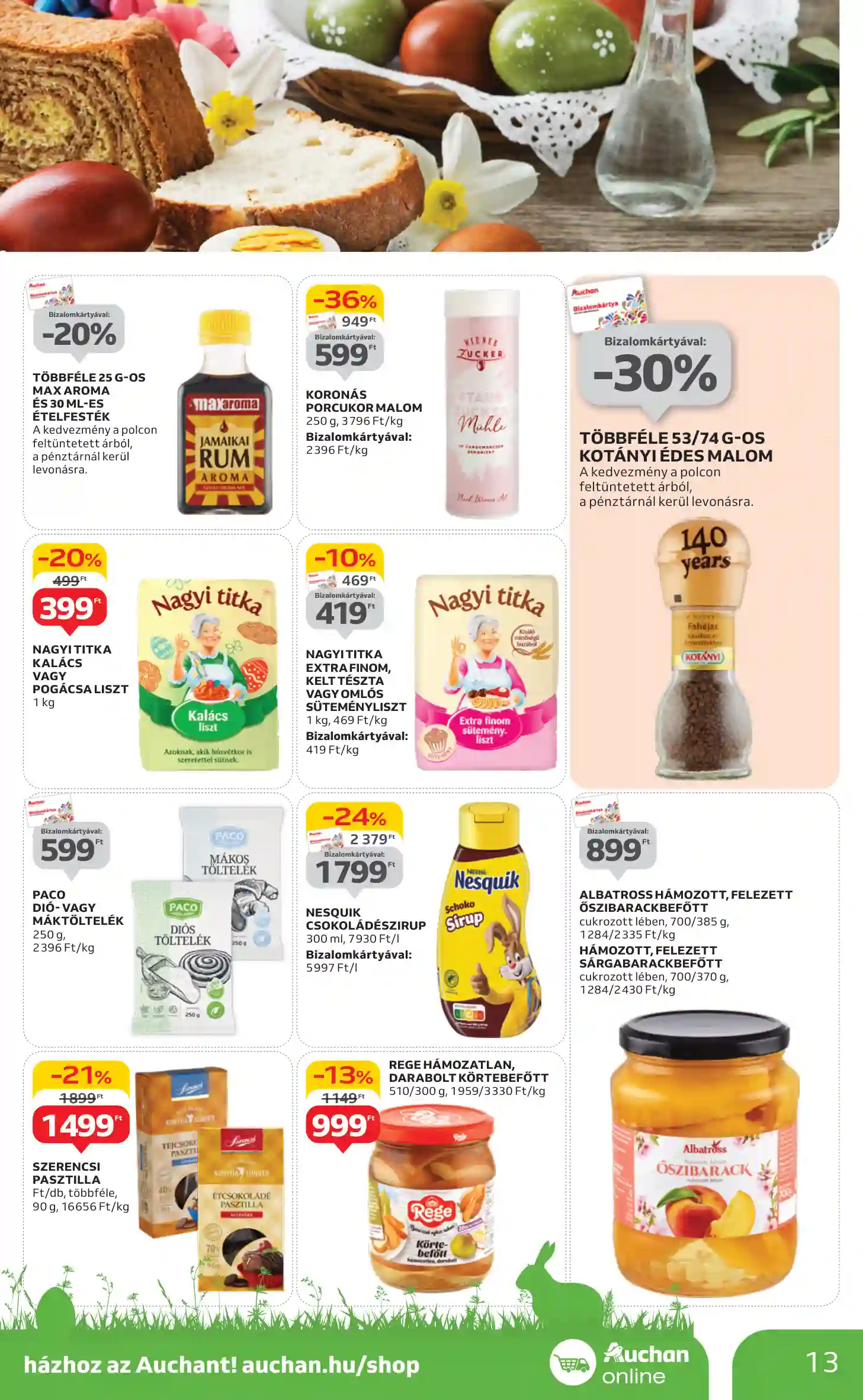 Auchan akciós újság 13. hét (5 oldal)