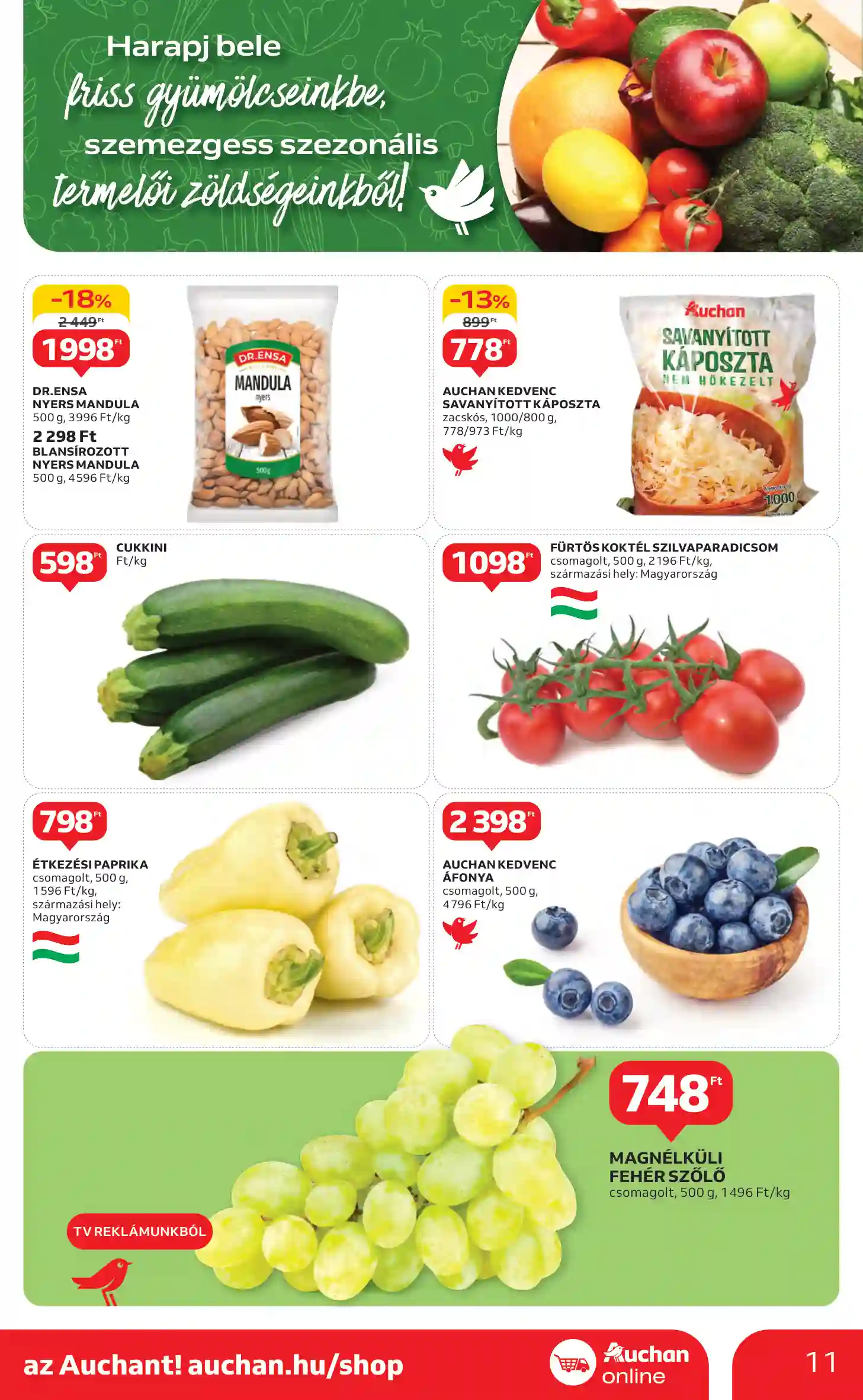 Auchan akciós újság 14. hét (3 oldal)