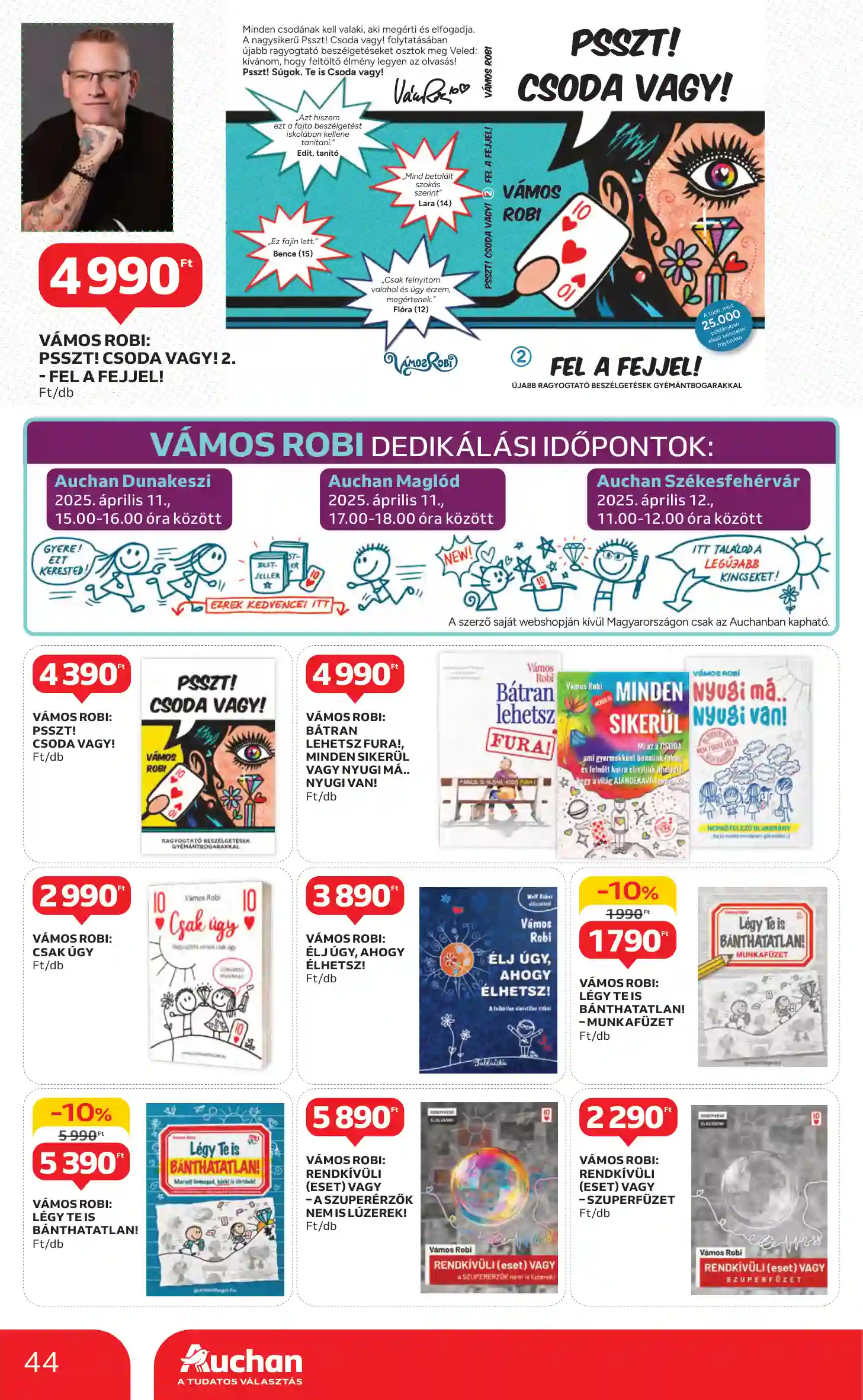 Auchan akciós újság 14. hét (39 oldal)