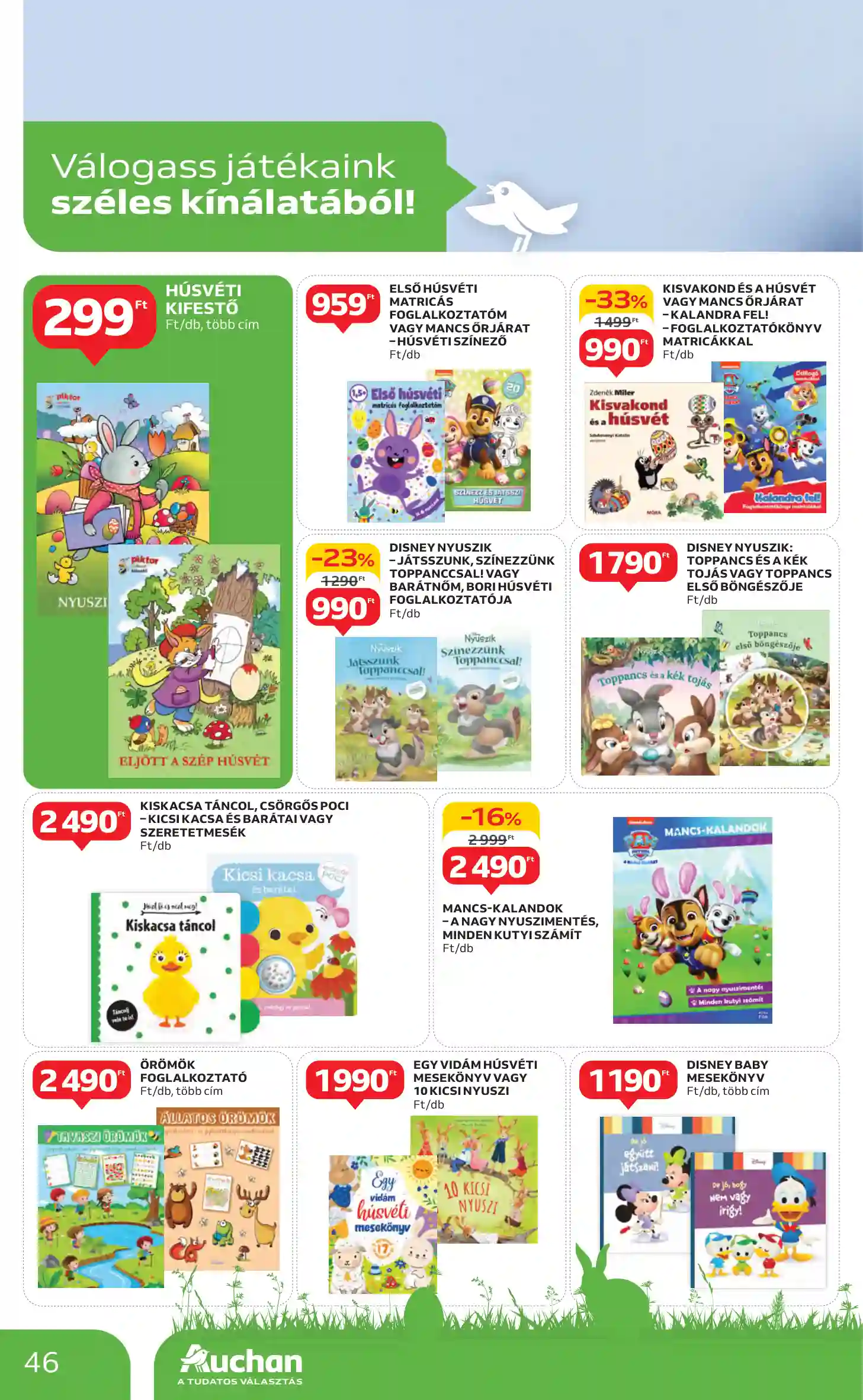 Auchan akciós újság 14. hét (41 oldal)