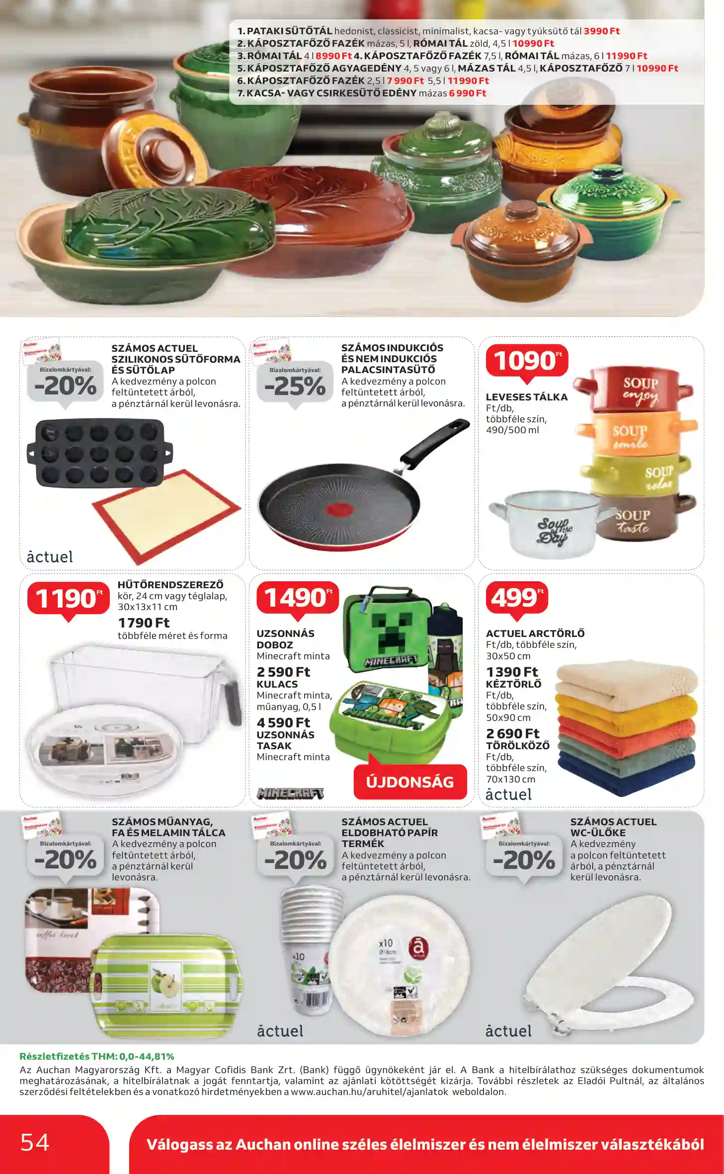 Auchan akciós újság 14. hét (50 oldal)