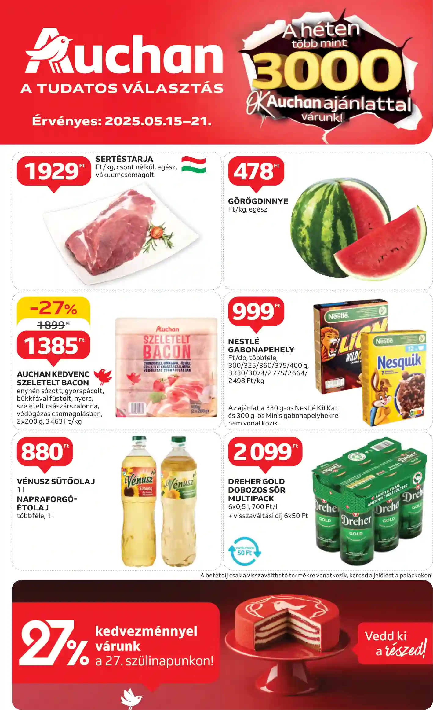 AUCHAN AKCIÓS ÚJSÁG 20. HÉT  (1 oldal)