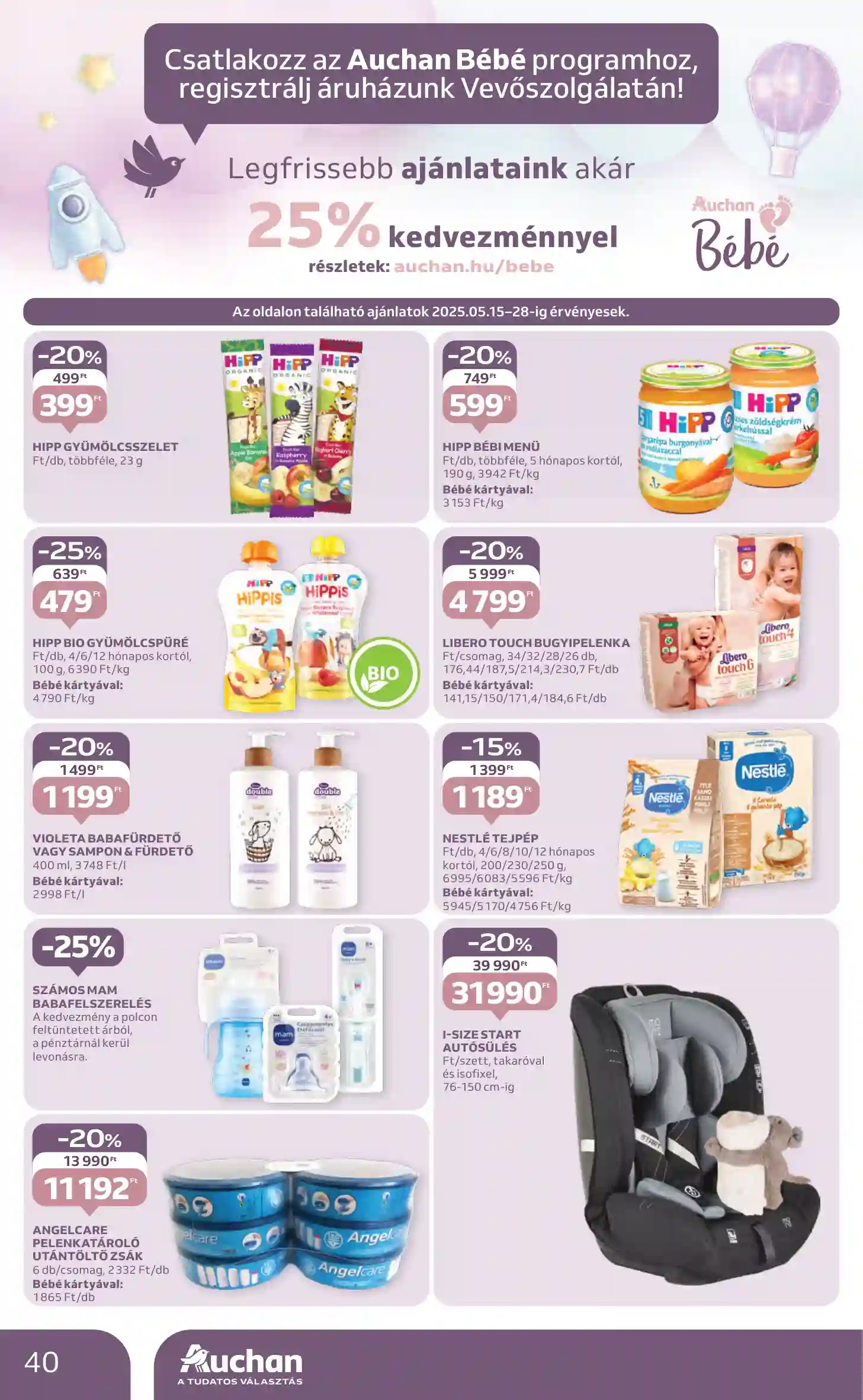 AUCHAN AKCIÓS ÚJSÁG 20. HÉT  (34 oldal)